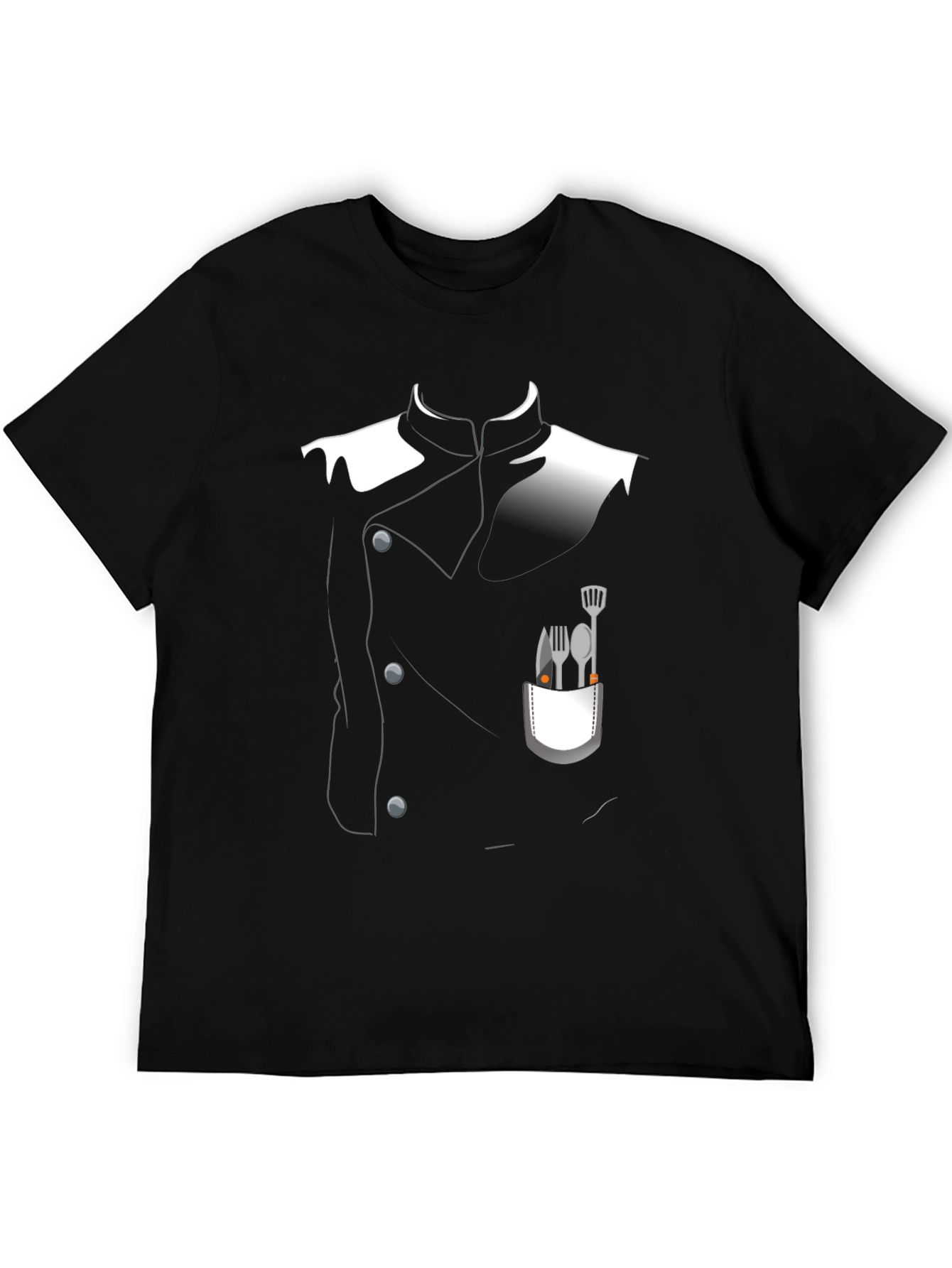 Chef Costume T-Shirt - Realistic Culinary Design