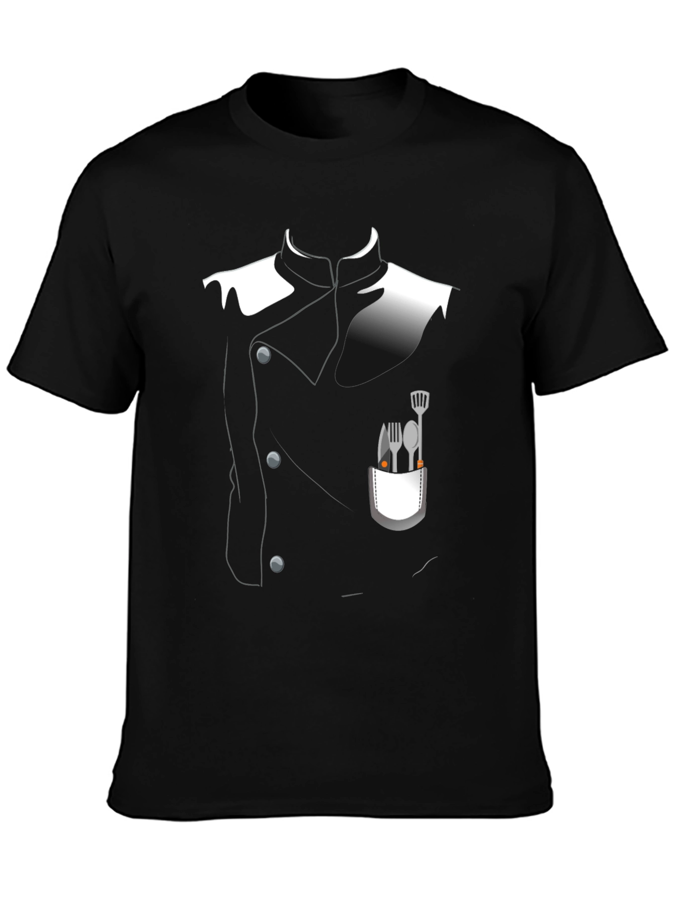 Chef Costume T-Shirt - Realistic Culinary Design