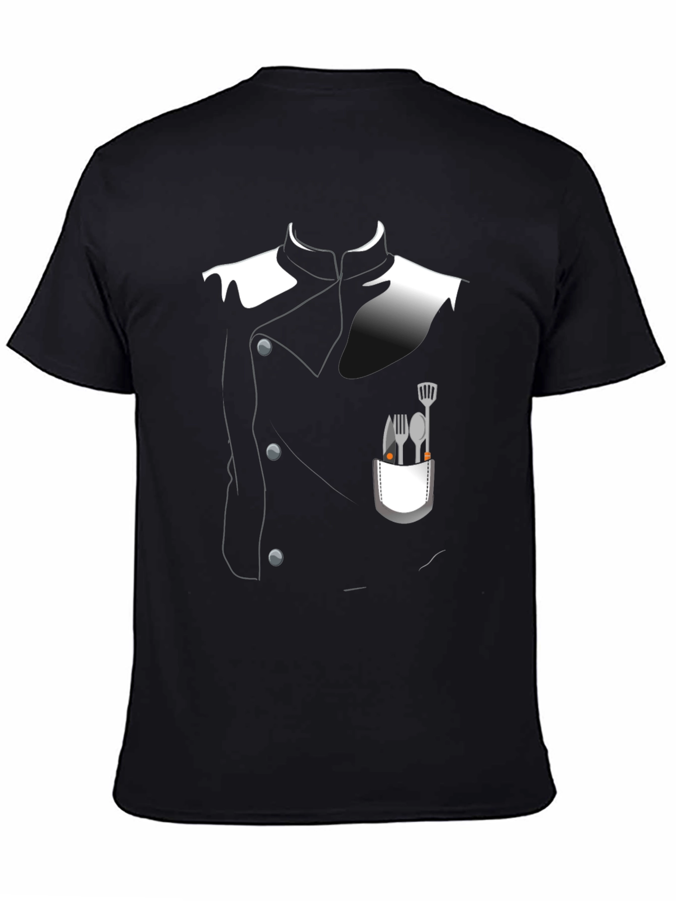Chef Costume T-Shirt - Realistic Culinary Design
