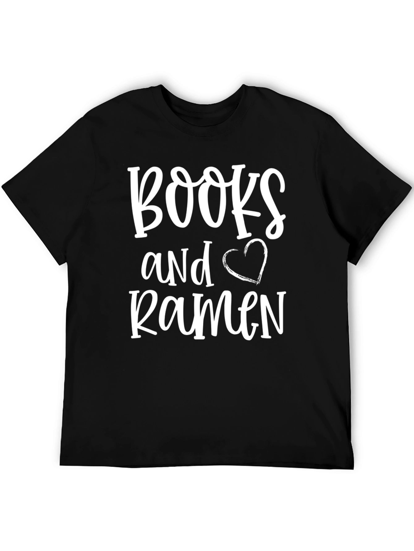Books and Ramen Graphic T-Shirt