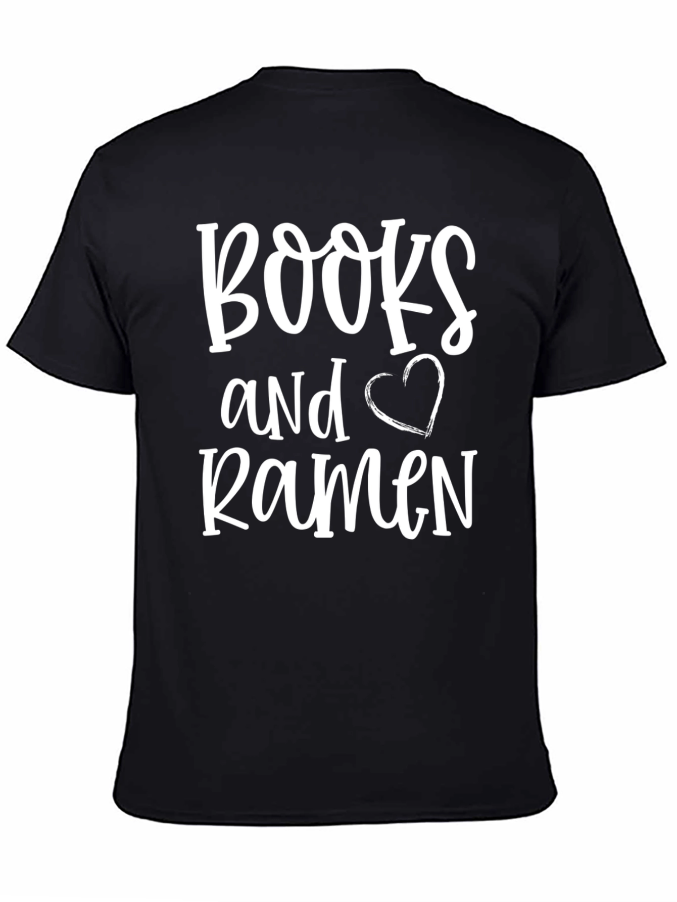 Books and Ramen Graphic T-Shirt