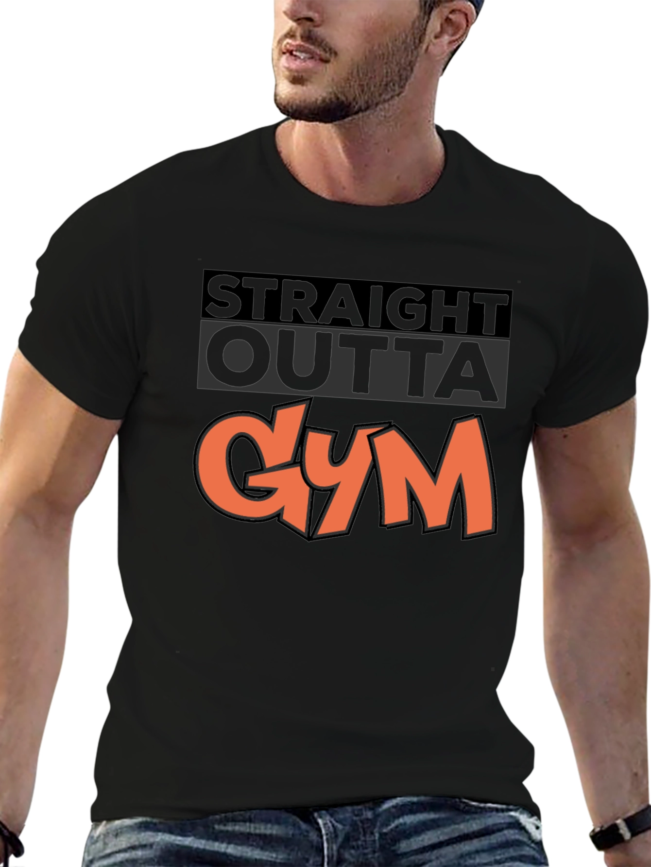 Straight Outta Gym Graphic T-Shirt