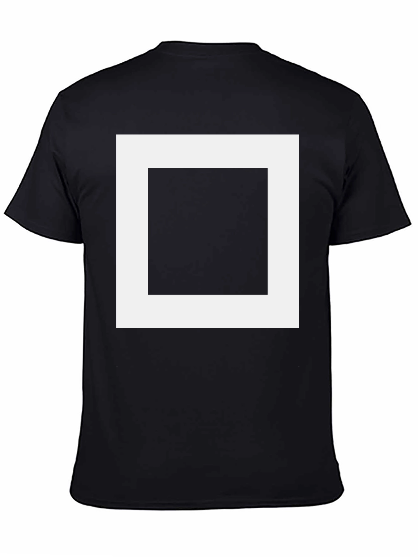 Square Graphic Black T-Shirt
