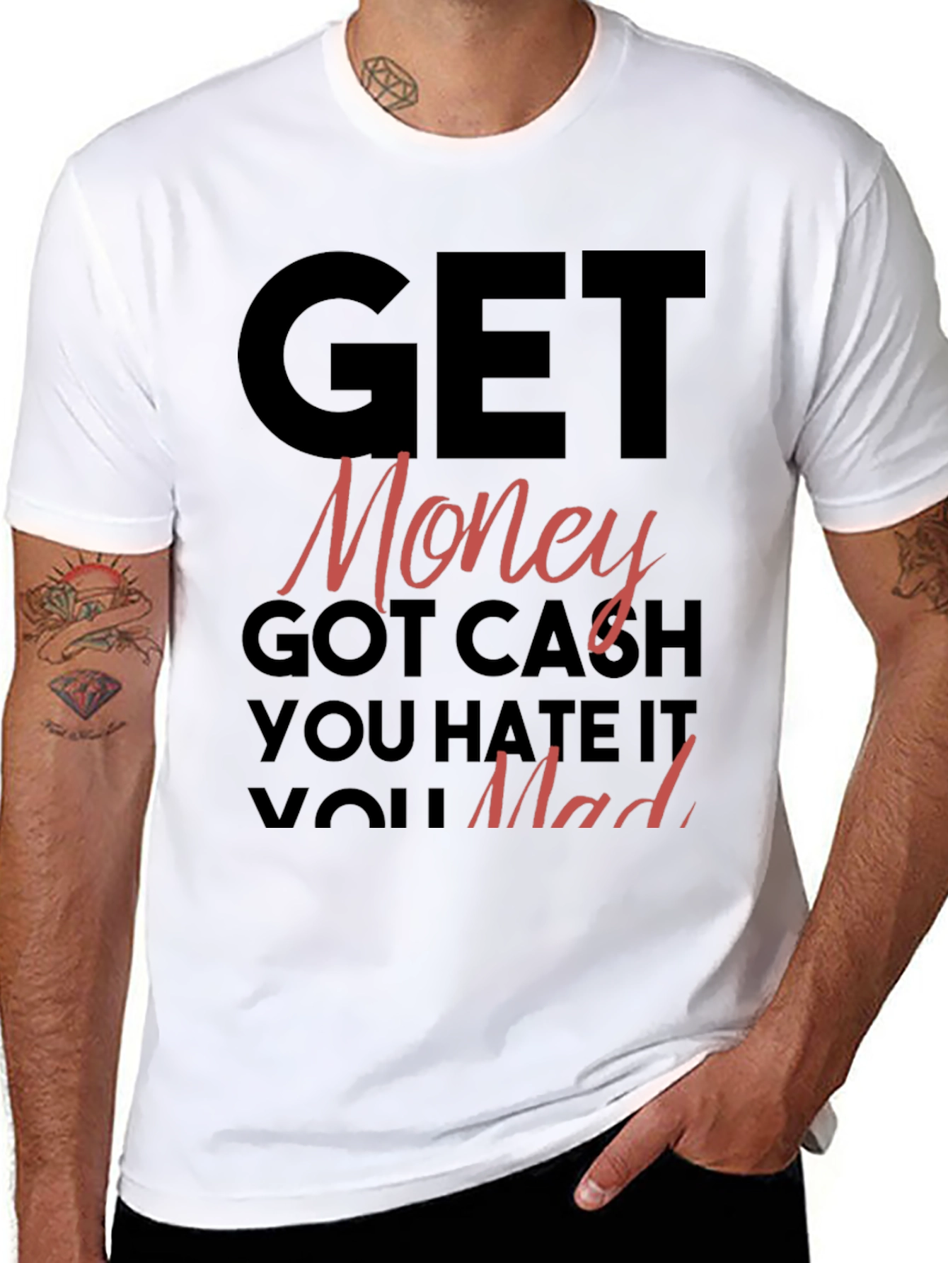 Get Money Graphic Tee - Trendy Streetwear Style