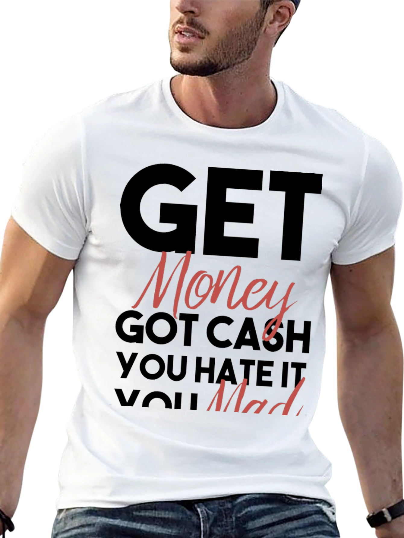 Get Money Graphic Tee - Trendy Streetwear Style