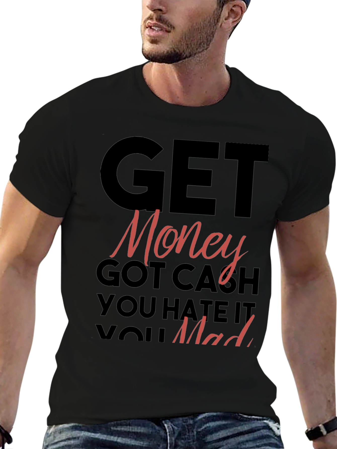 Get Money Graphic Tee - Trendy Streetwear Style
