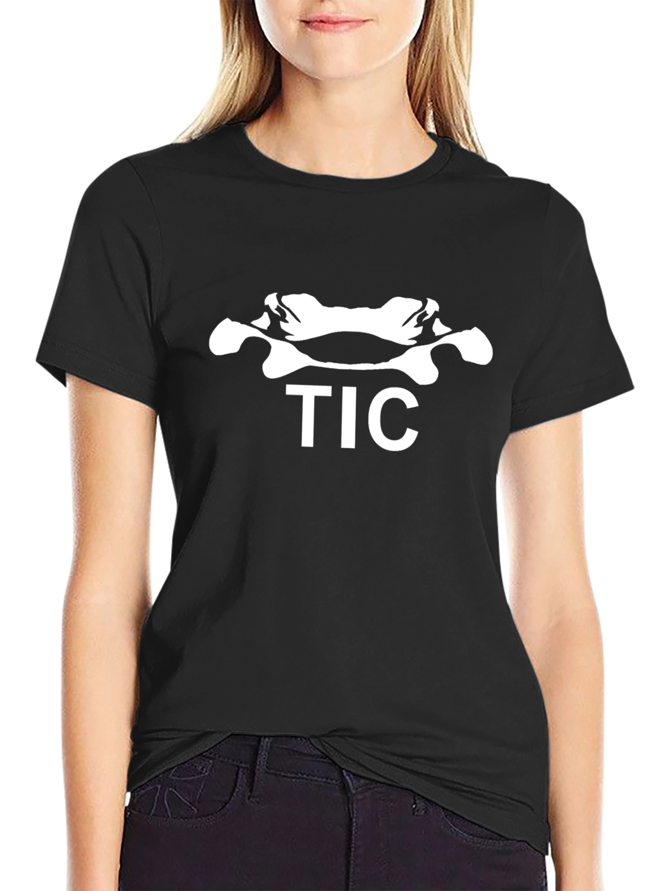 TIC Graphic Tee - Black Cotton Blend