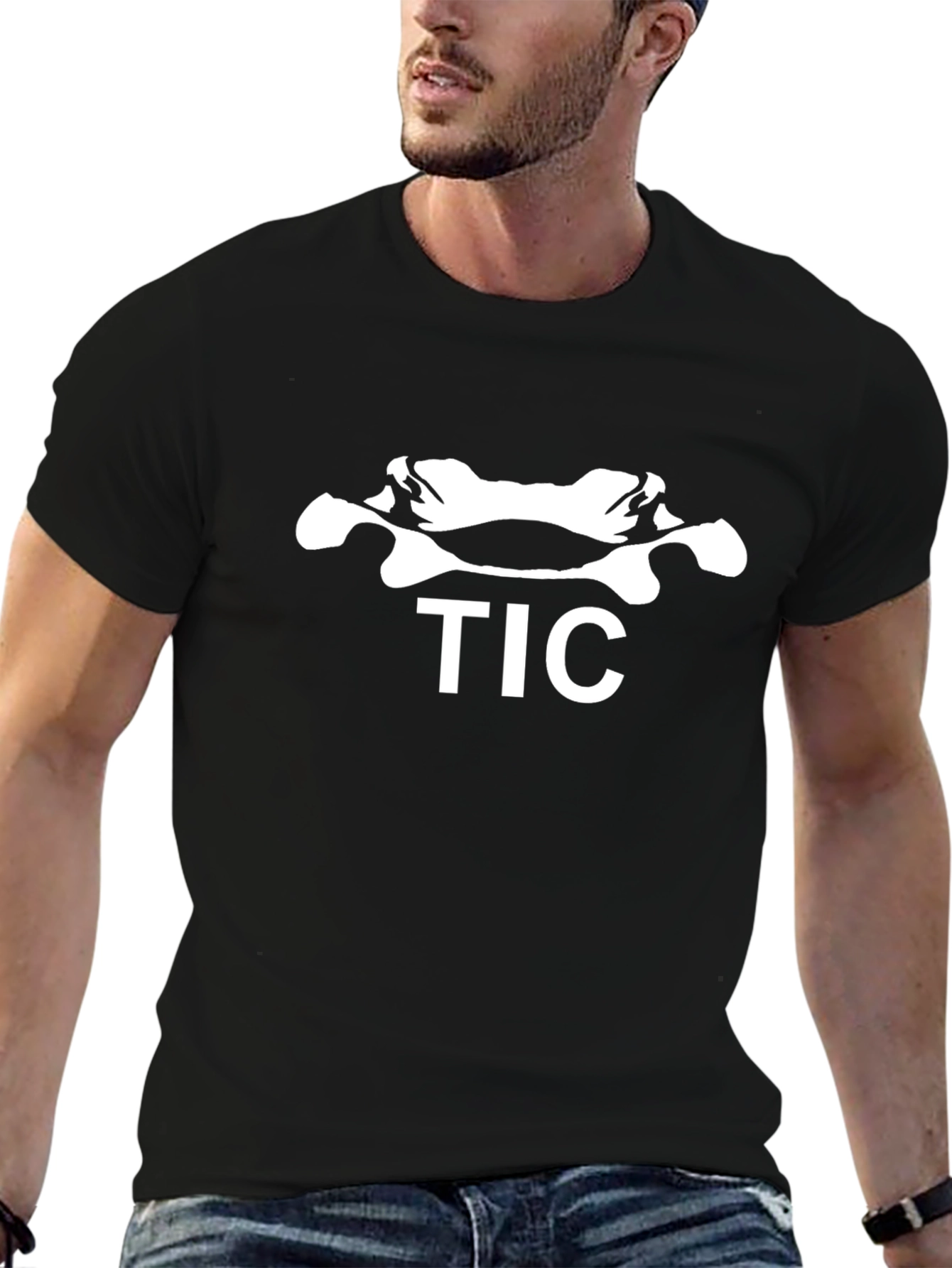 TIC Graphic Tee - Black Cotton Blend