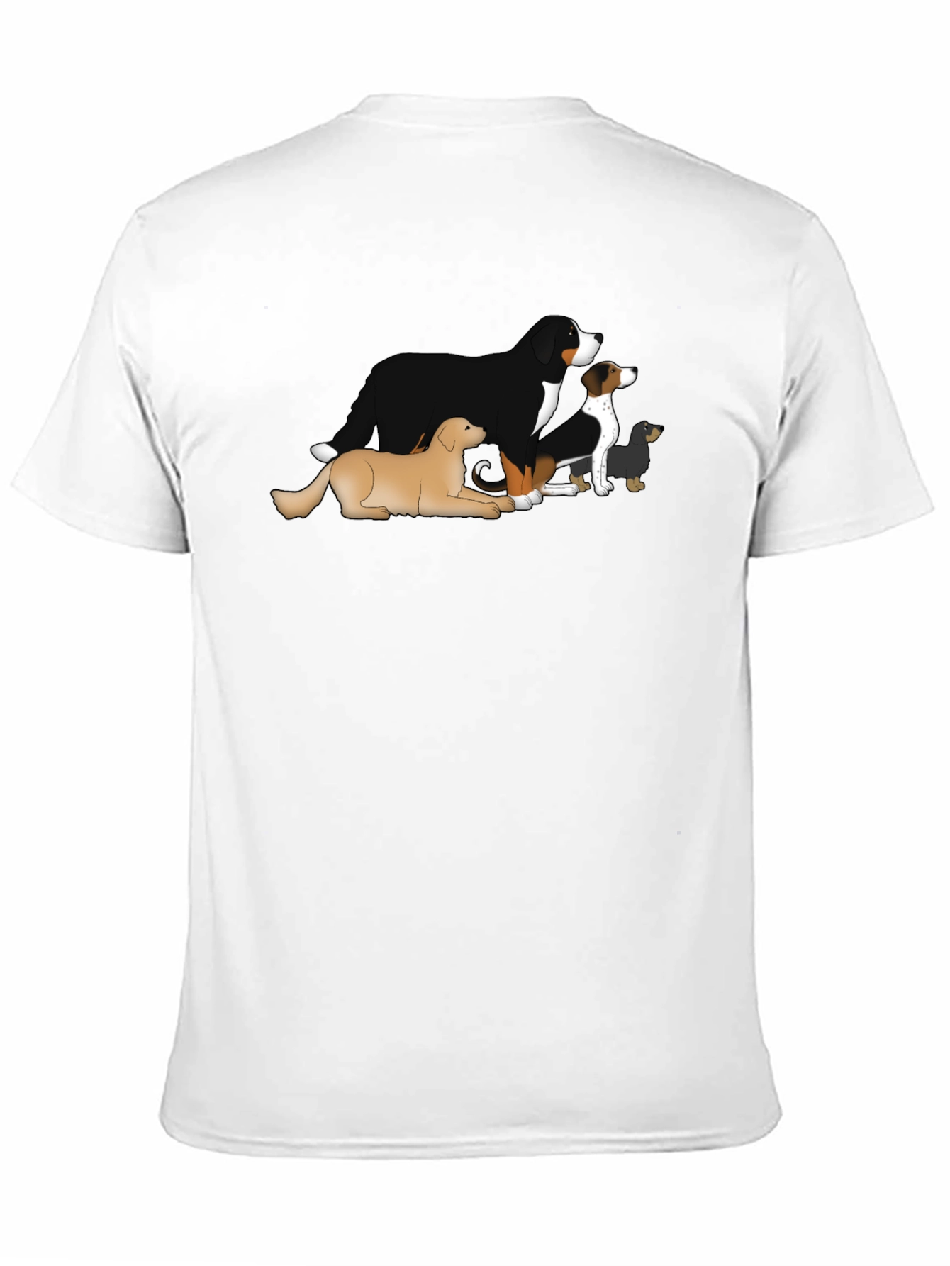 Dog Breed T-Shirt - Black Cotton Blend