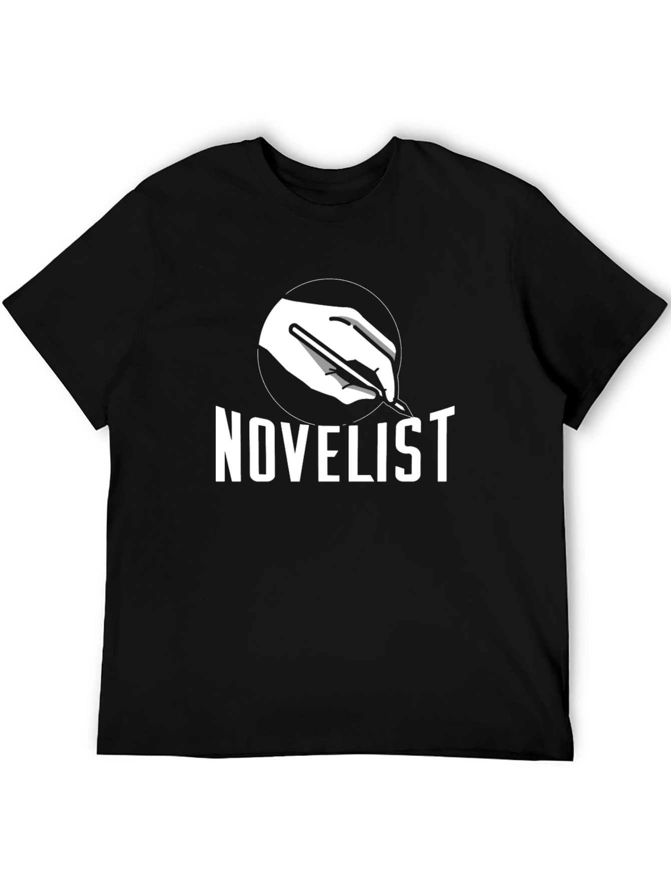 Novelists Writing T-Shirt - Black