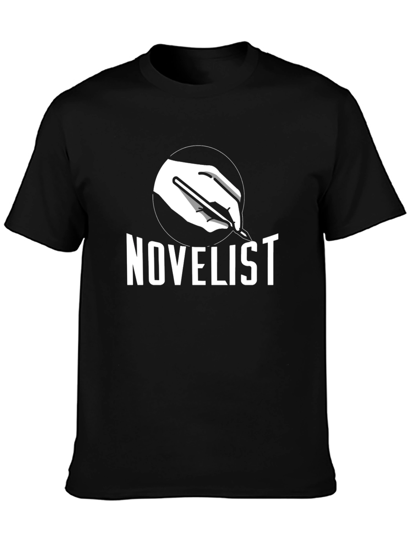 Novelists Writing T-Shirt - Black