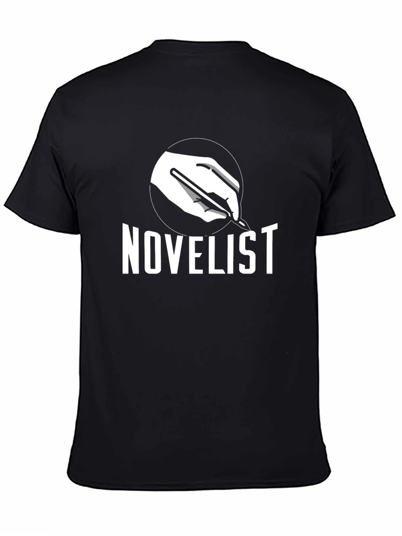 Novelists Writing T-Shirt - Black