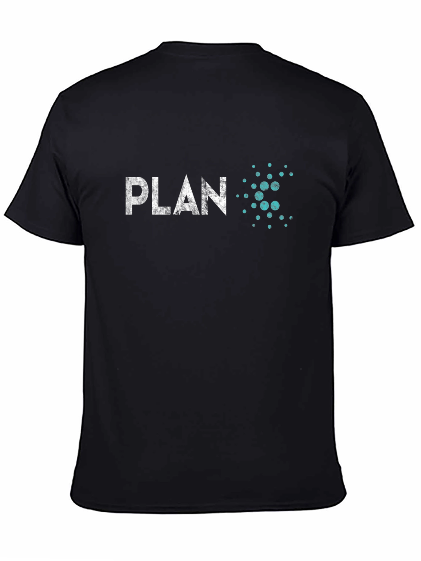 Plan T-Shirt - Black Crew Neck Tee