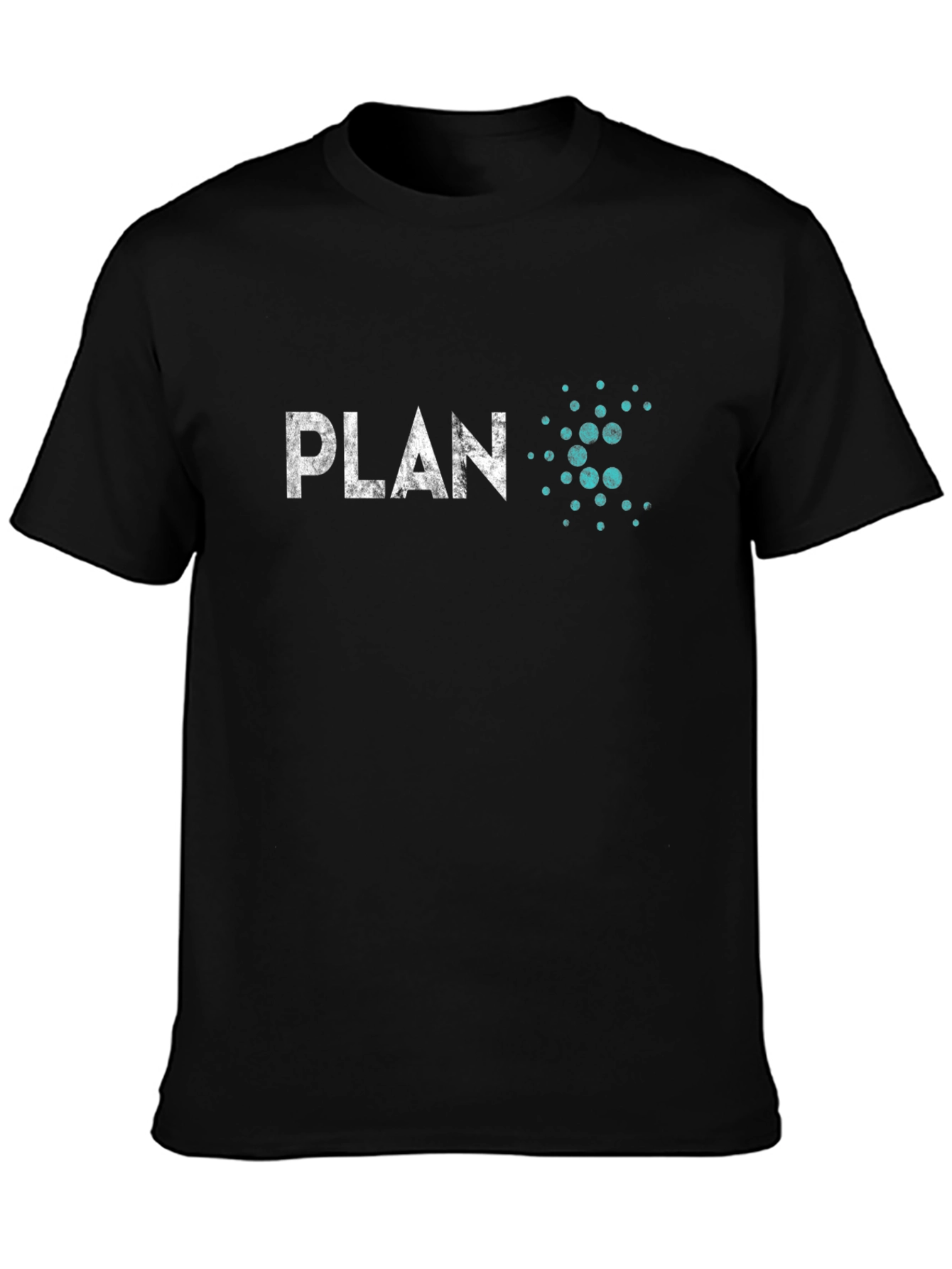 Plan T-Shirt - Black Crew Neck Tee