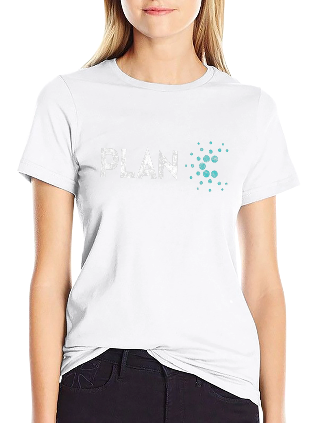 Plan T-Shirt - Black Crew Neck Tee