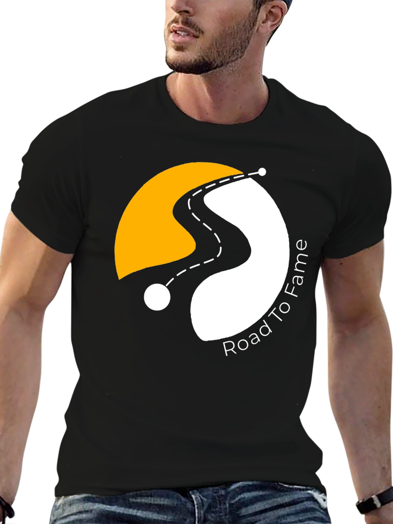 Road To Fame Black T-Shirt