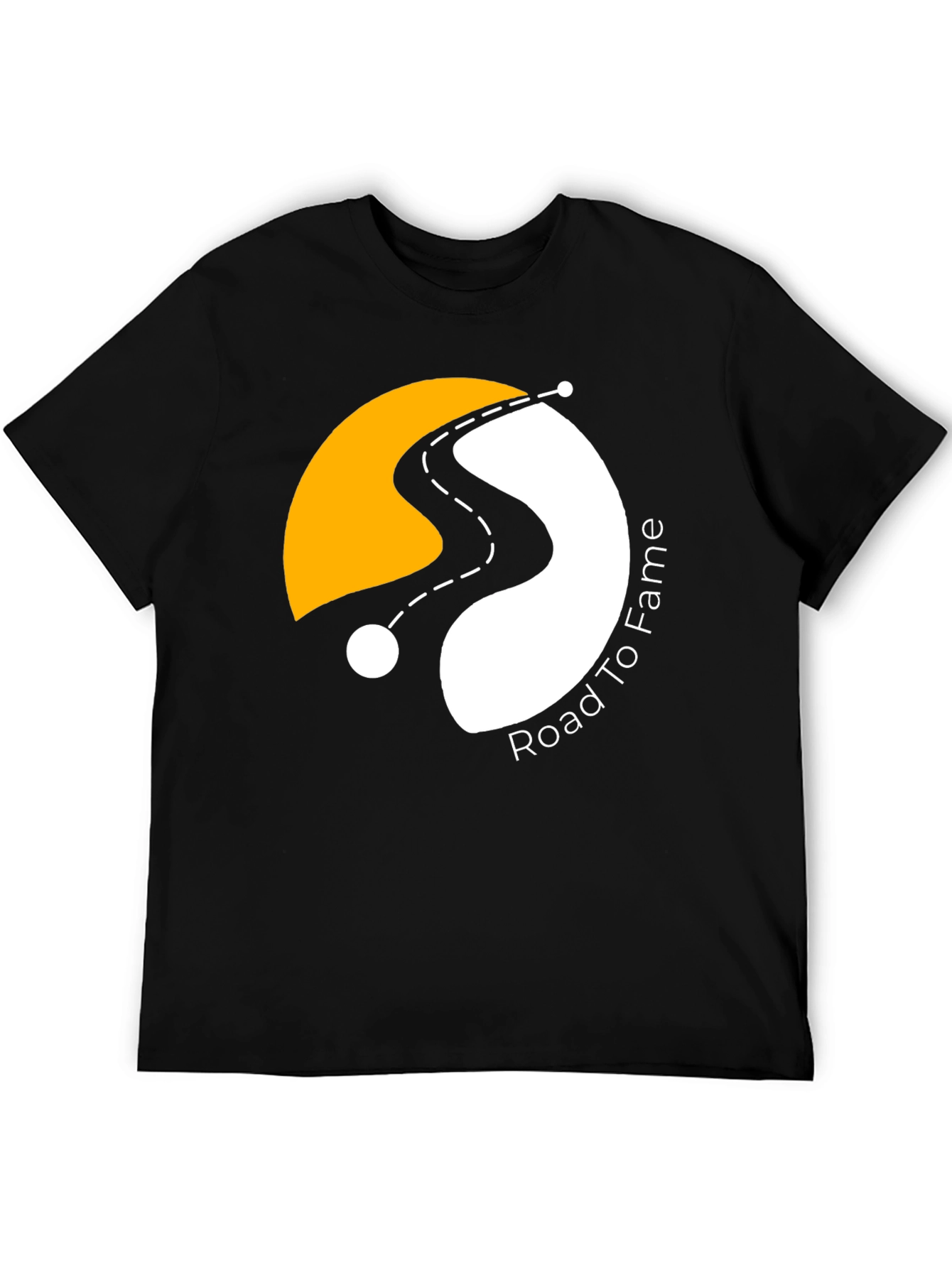 Road To Fame Black T-Shirt