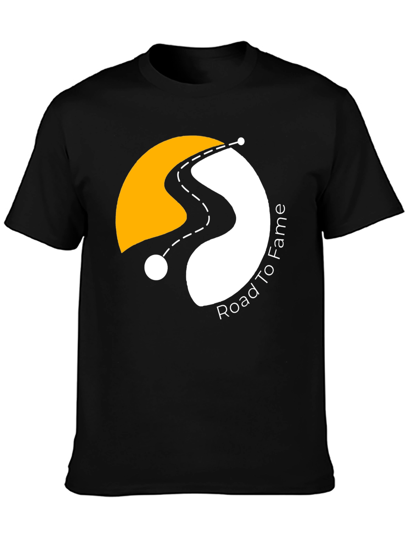 Road To Fame Black T-Shirt