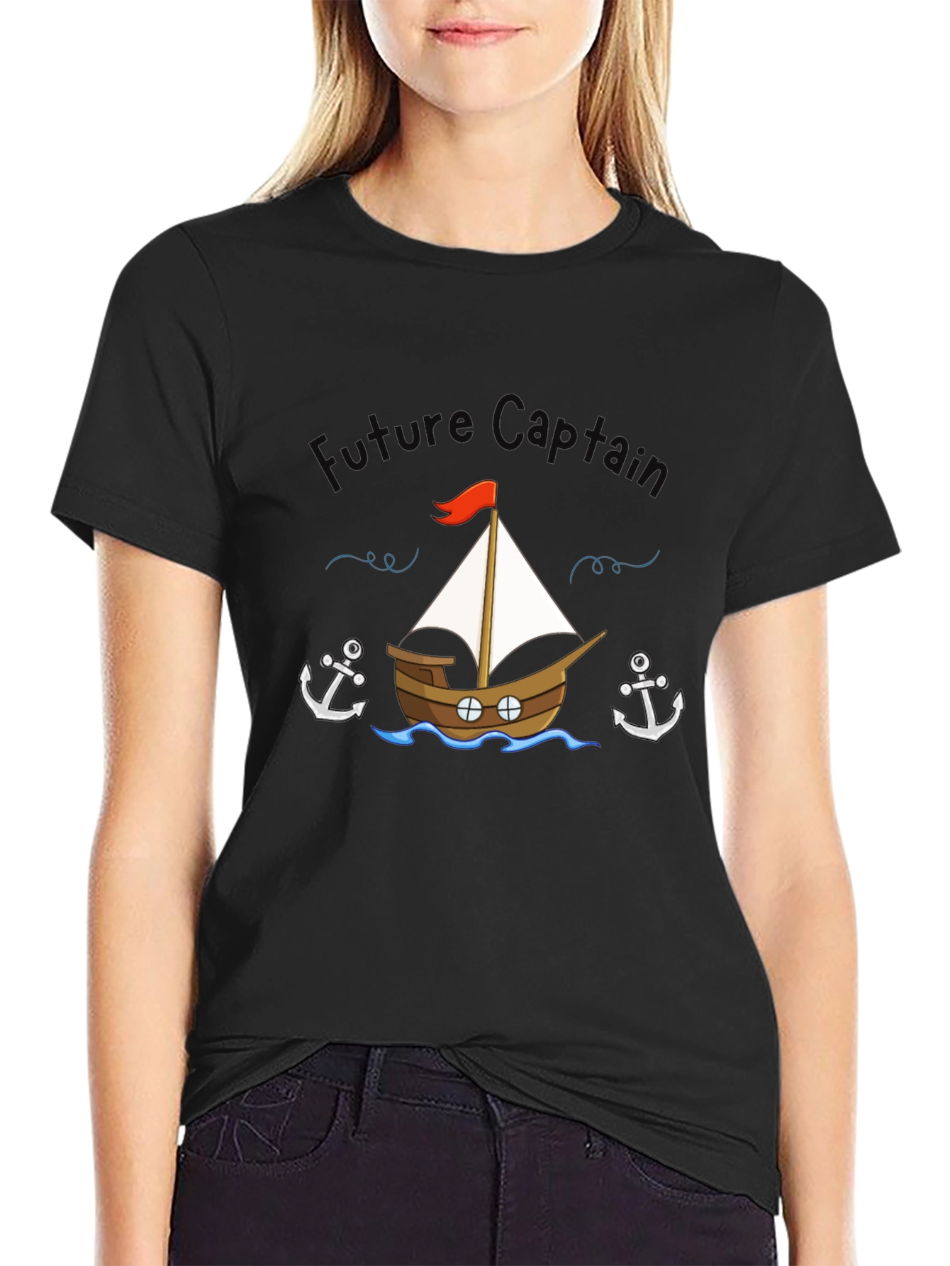 Future Captain T-Shirt - Nautical Theme