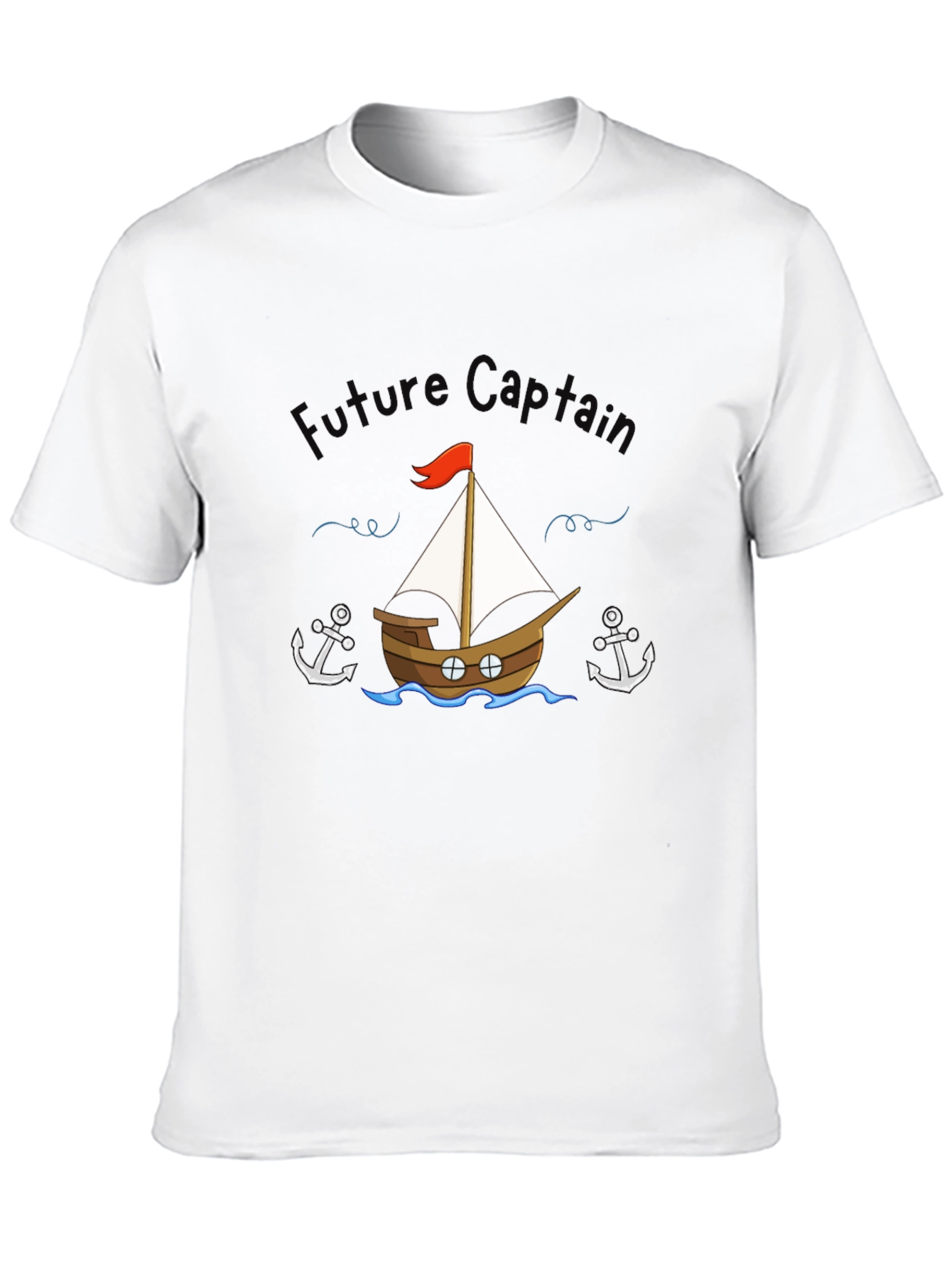 Future Captain T-Shirt - Nautical Theme