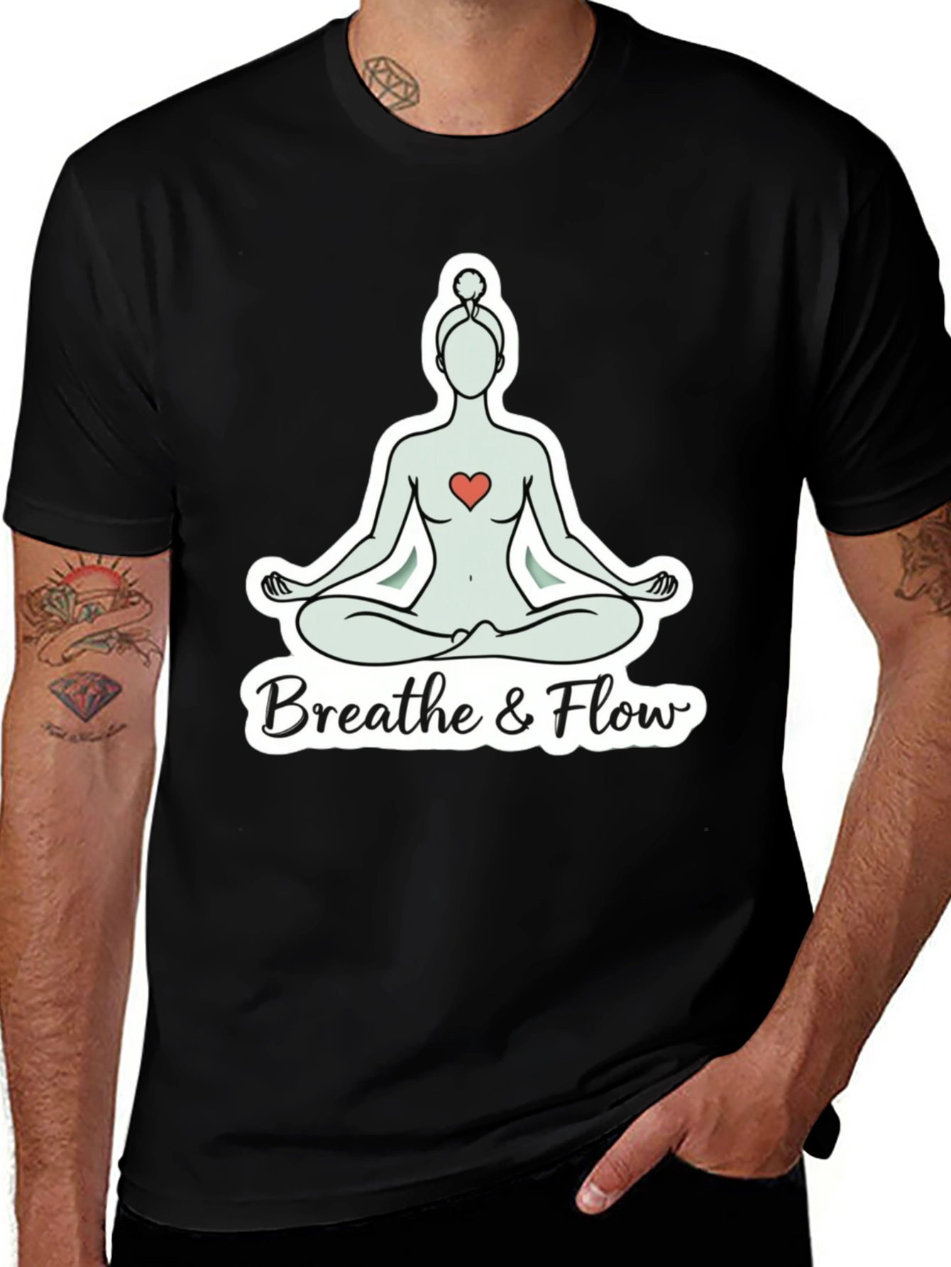 Meditative Flow T-Shirt - Breathe & Flow
