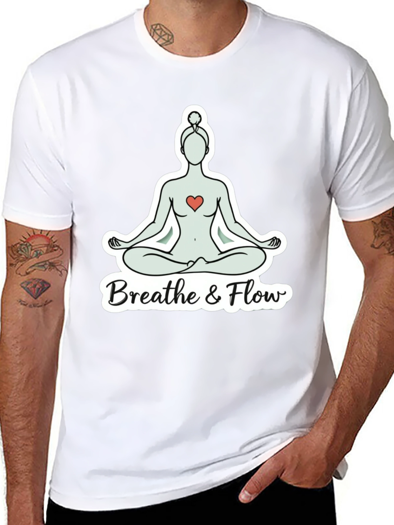 Meditative Flow T-Shirt - Breathe & Flow