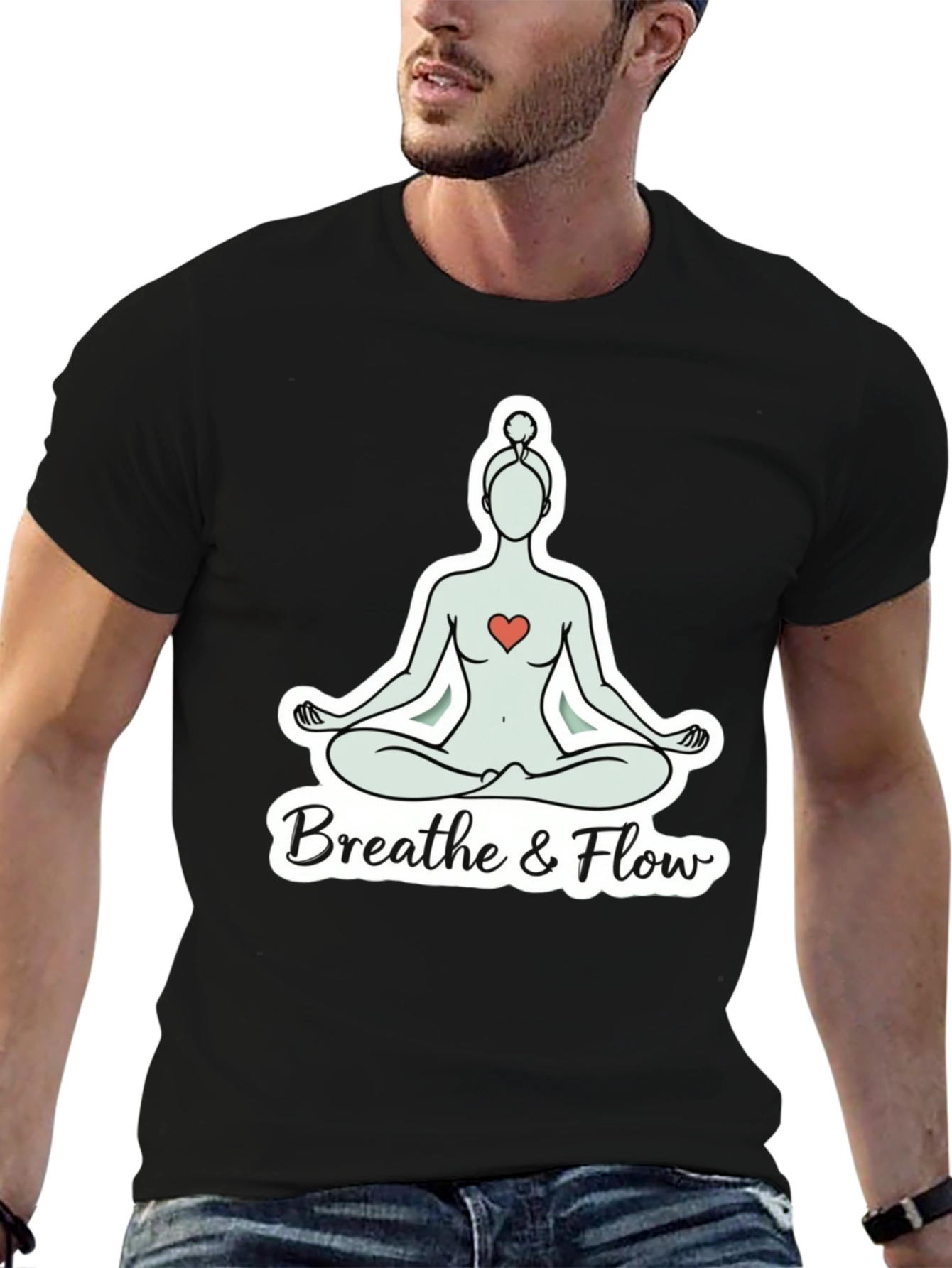 Meditative Flow T-Shirt - Breathe & Flow