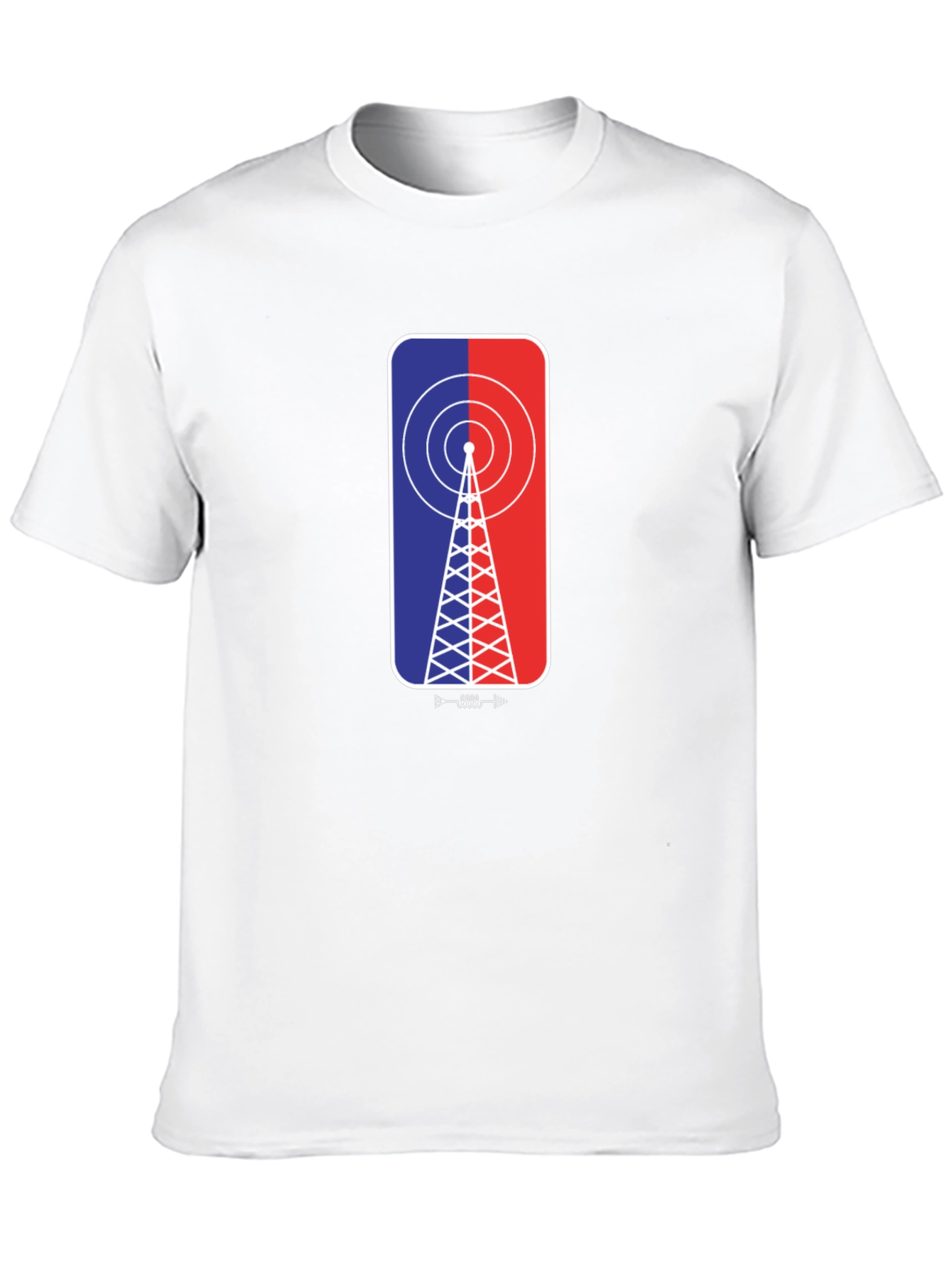Retro Antenna T-Shirt - Black