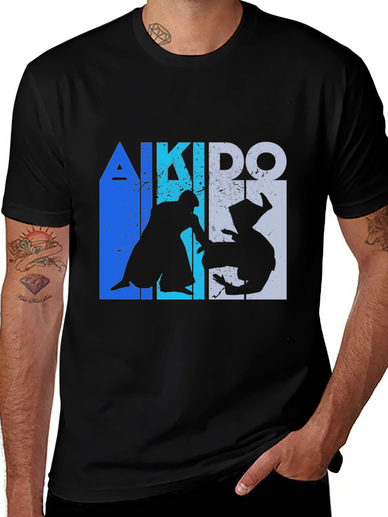 Aikido Martial Arts Graphic T-Shirt