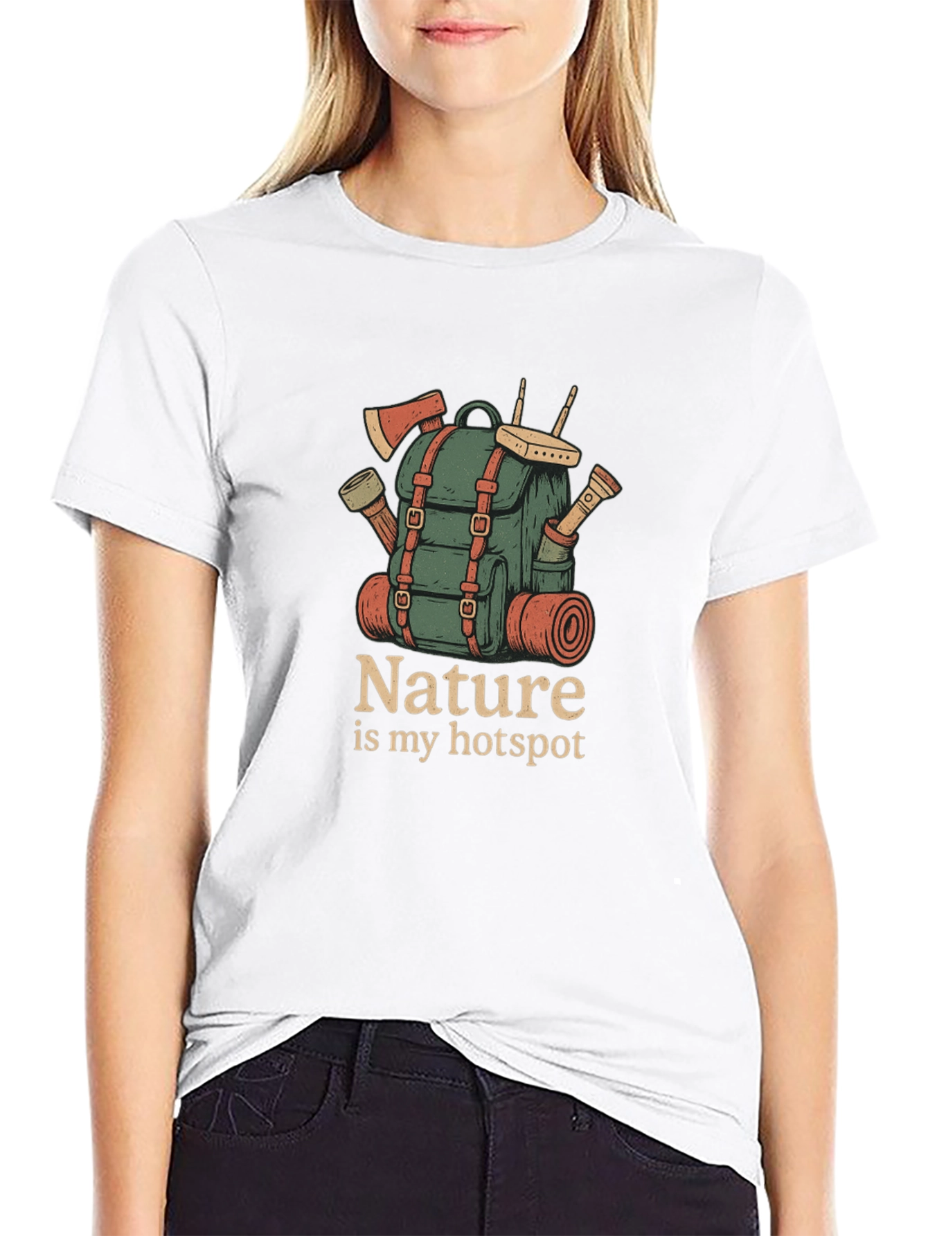 Nature Hotspot Graphic Tee - Outdoor Adventure Shirt