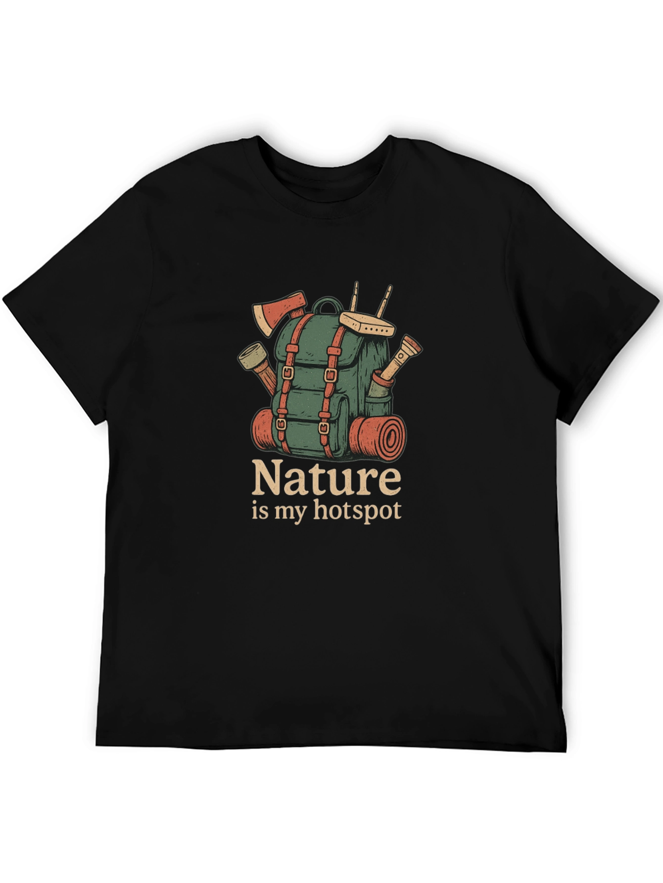 Nature Hotspot Graphic Tee - Outdoor Adventure Shirt