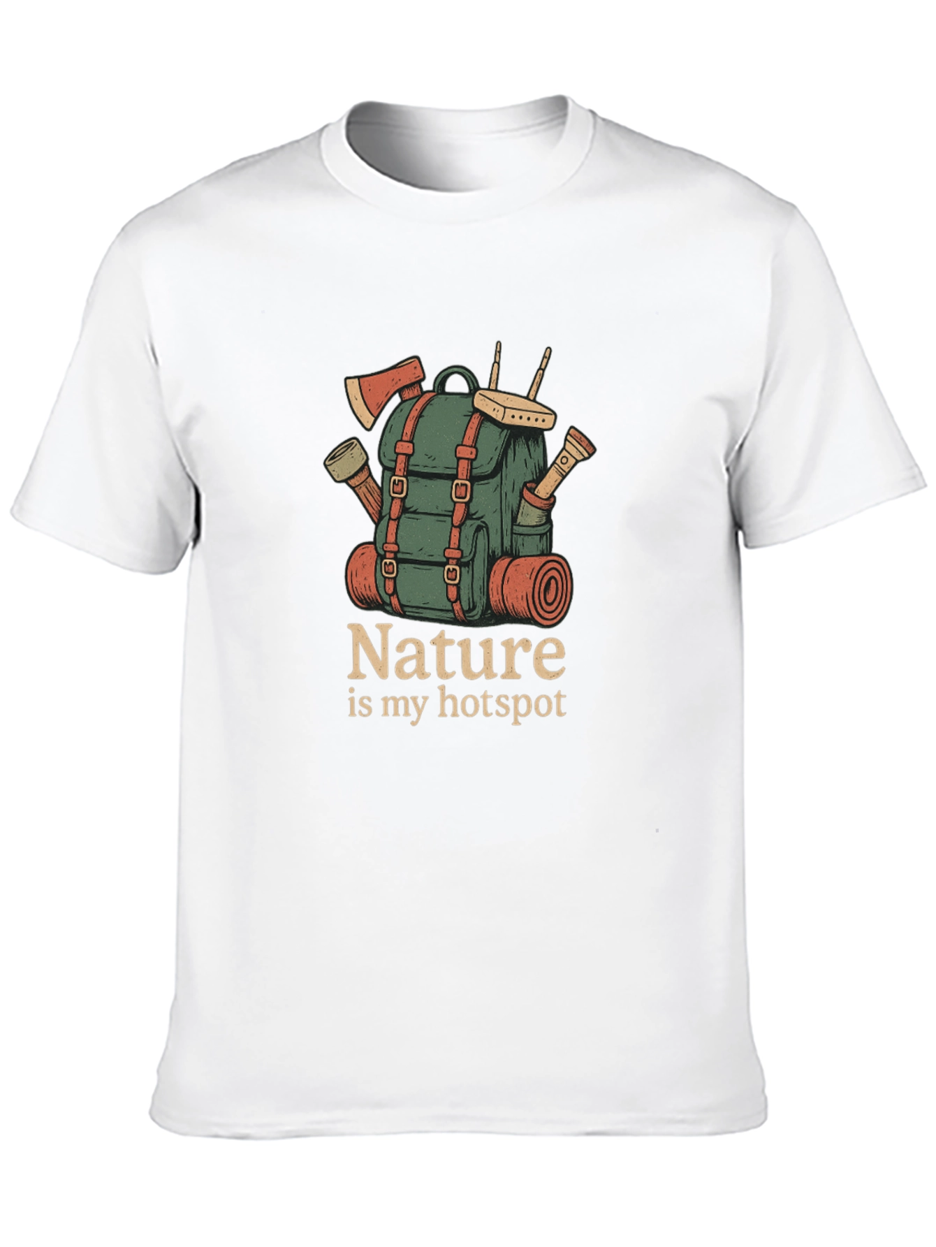 Nature Hotspot Graphic Tee - Outdoor Adventure Shirt