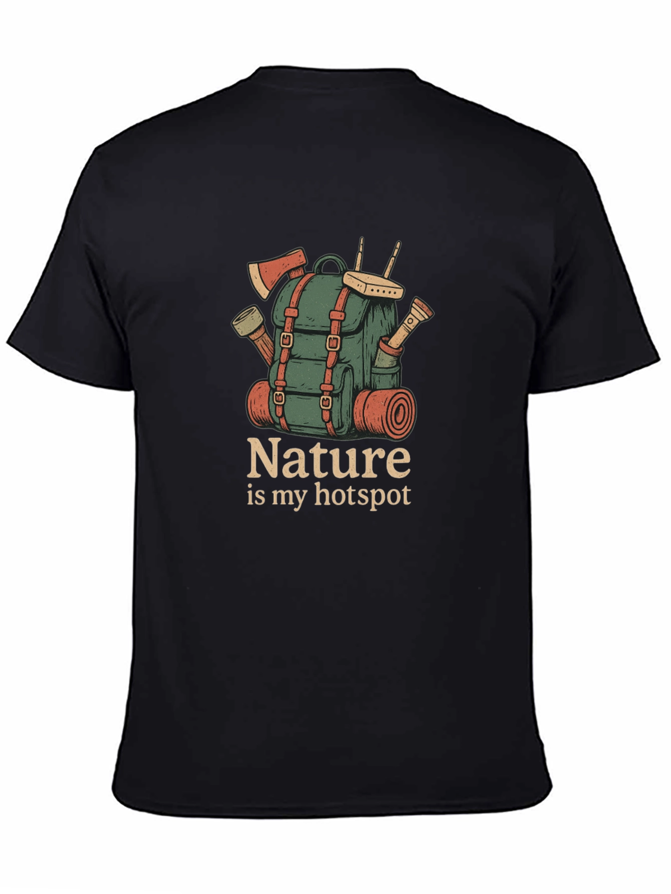 Nature Hotspot Graphic Tee - Outdoor Adventure Shirt