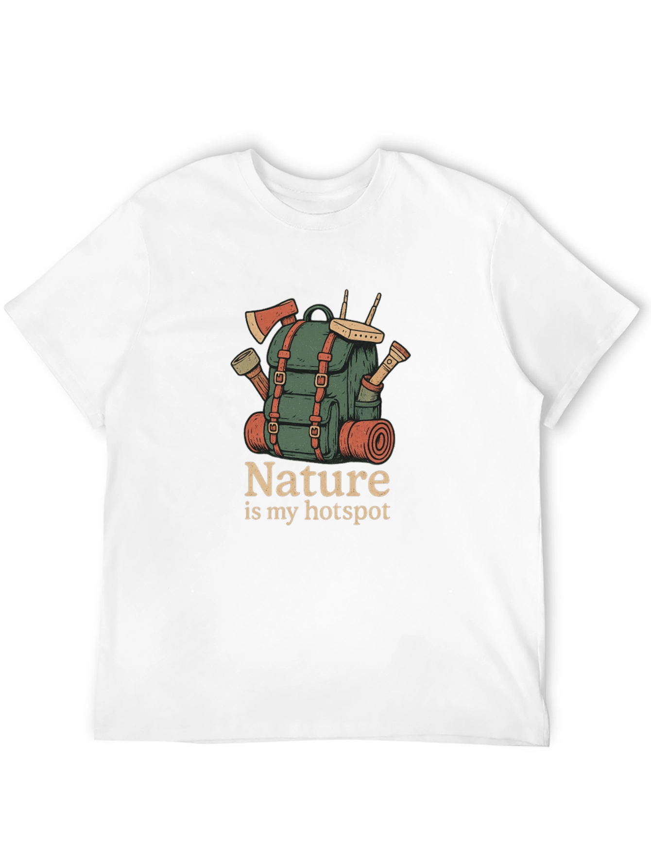 Nature Hotspot Graphic Tee - Outdoor Adventure Shirt