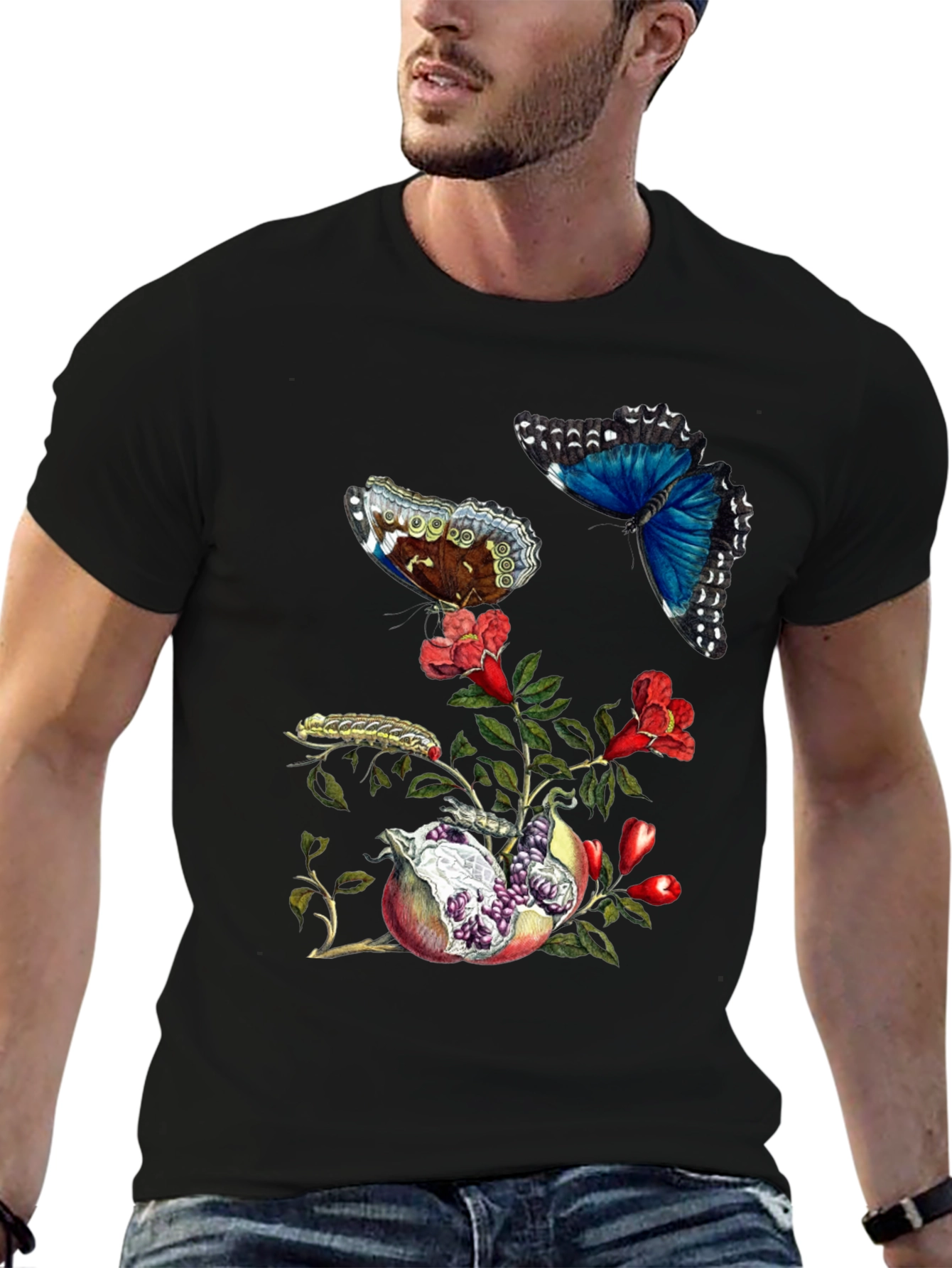 Botanical Butterfly Graphic Tee