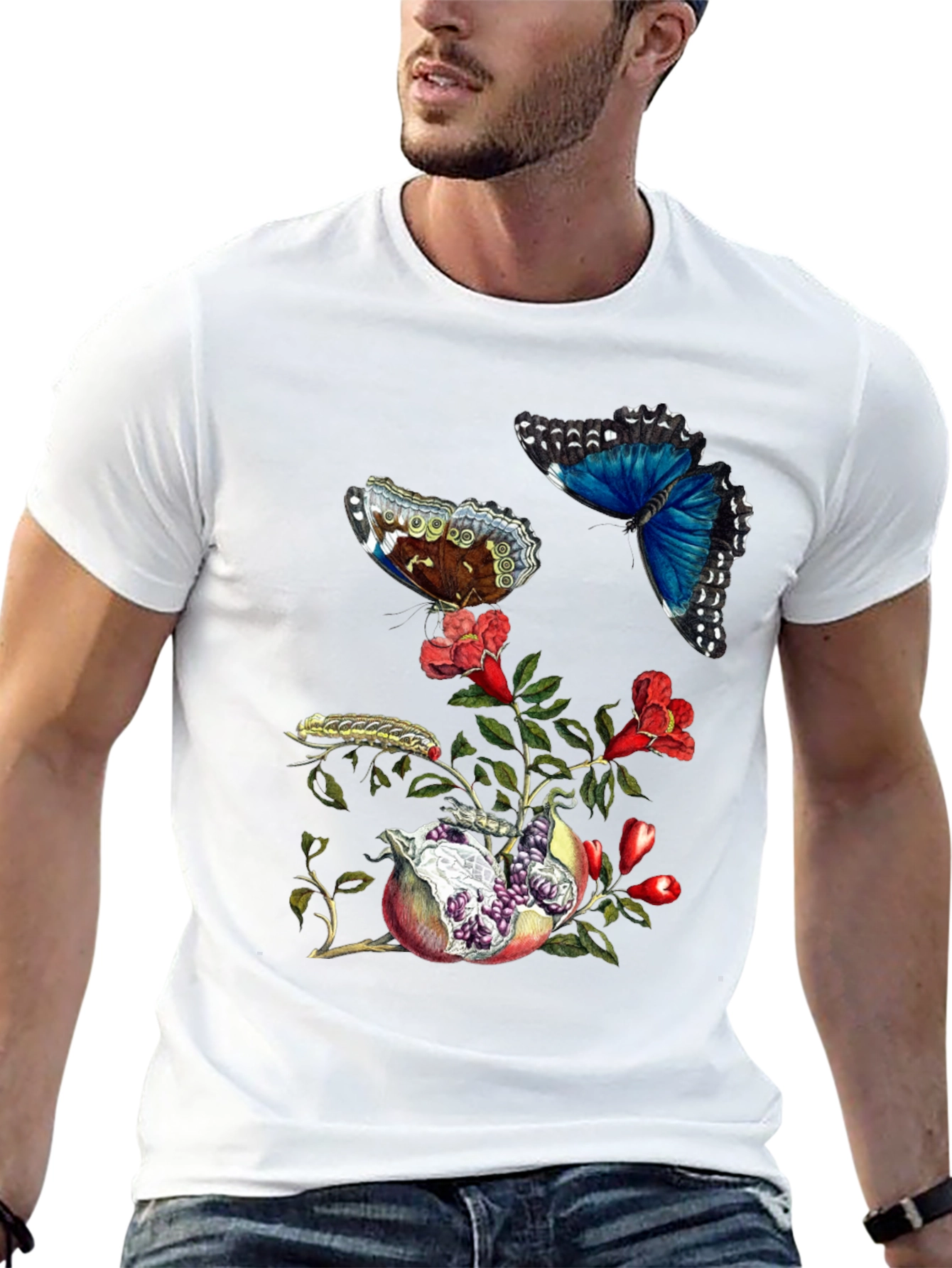 Botanical Butterfly Graphic Tee