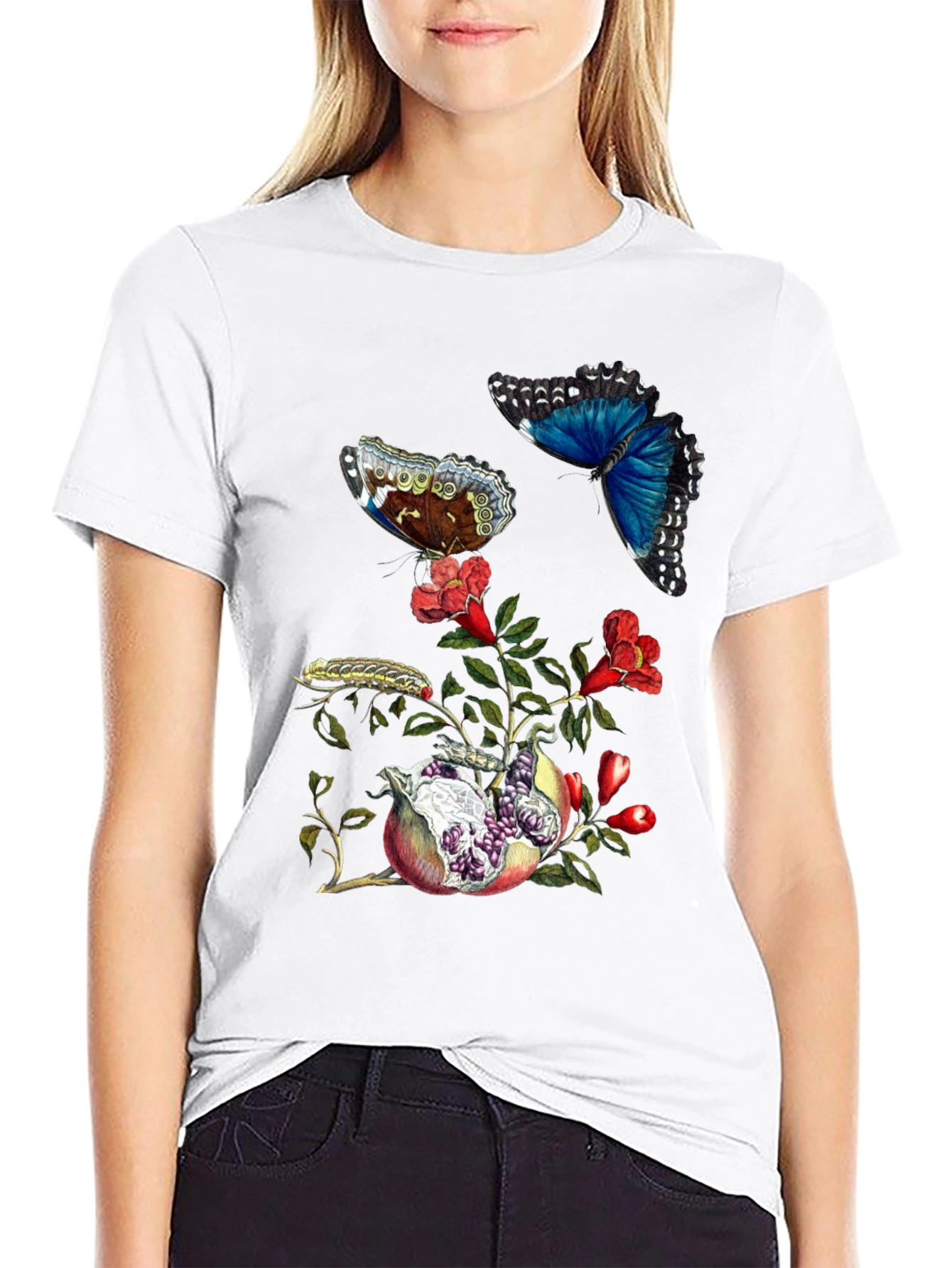 Botanical Butterfly Graphic Tee