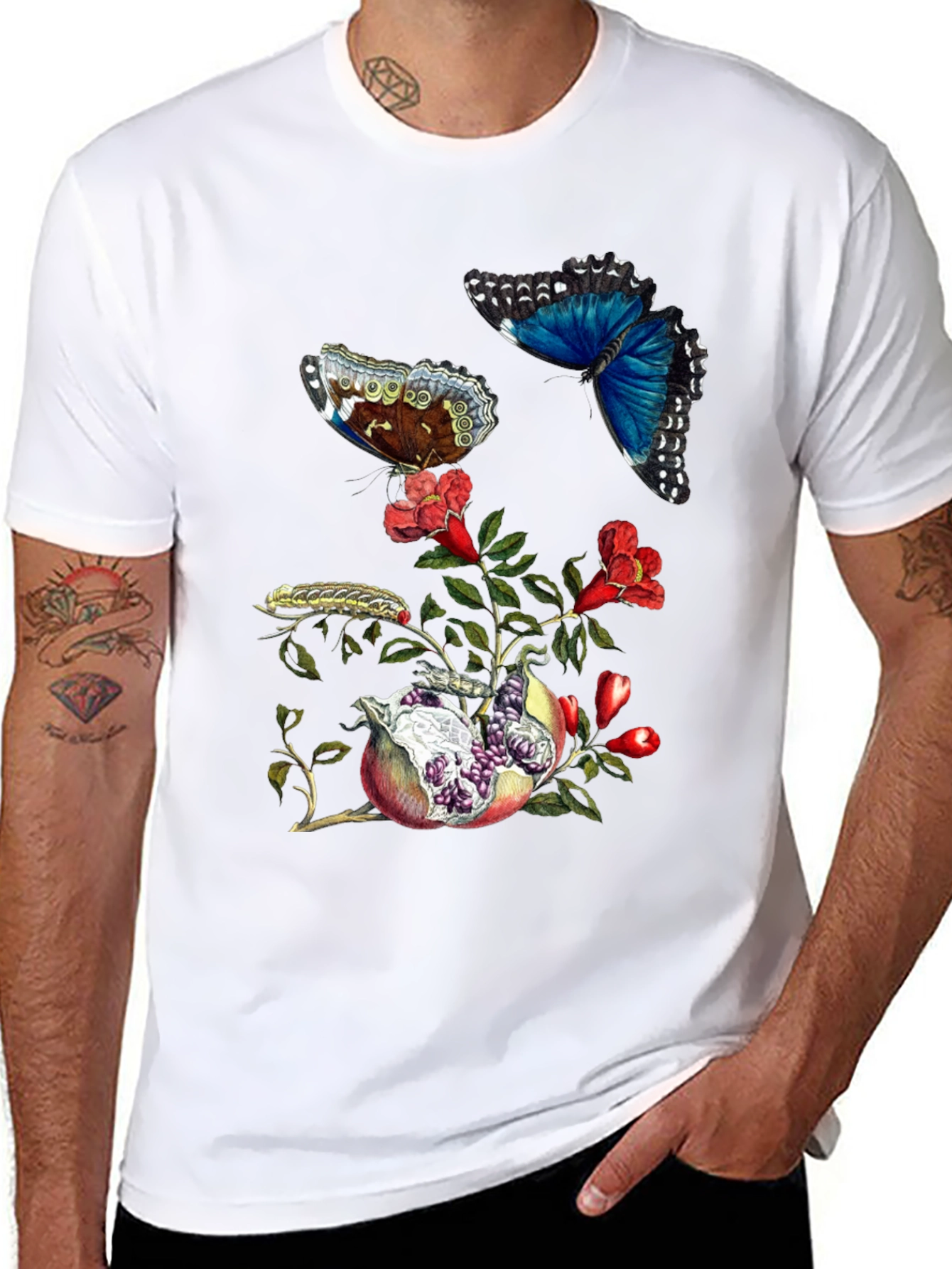 Botanical Butterfly Graphic Tee