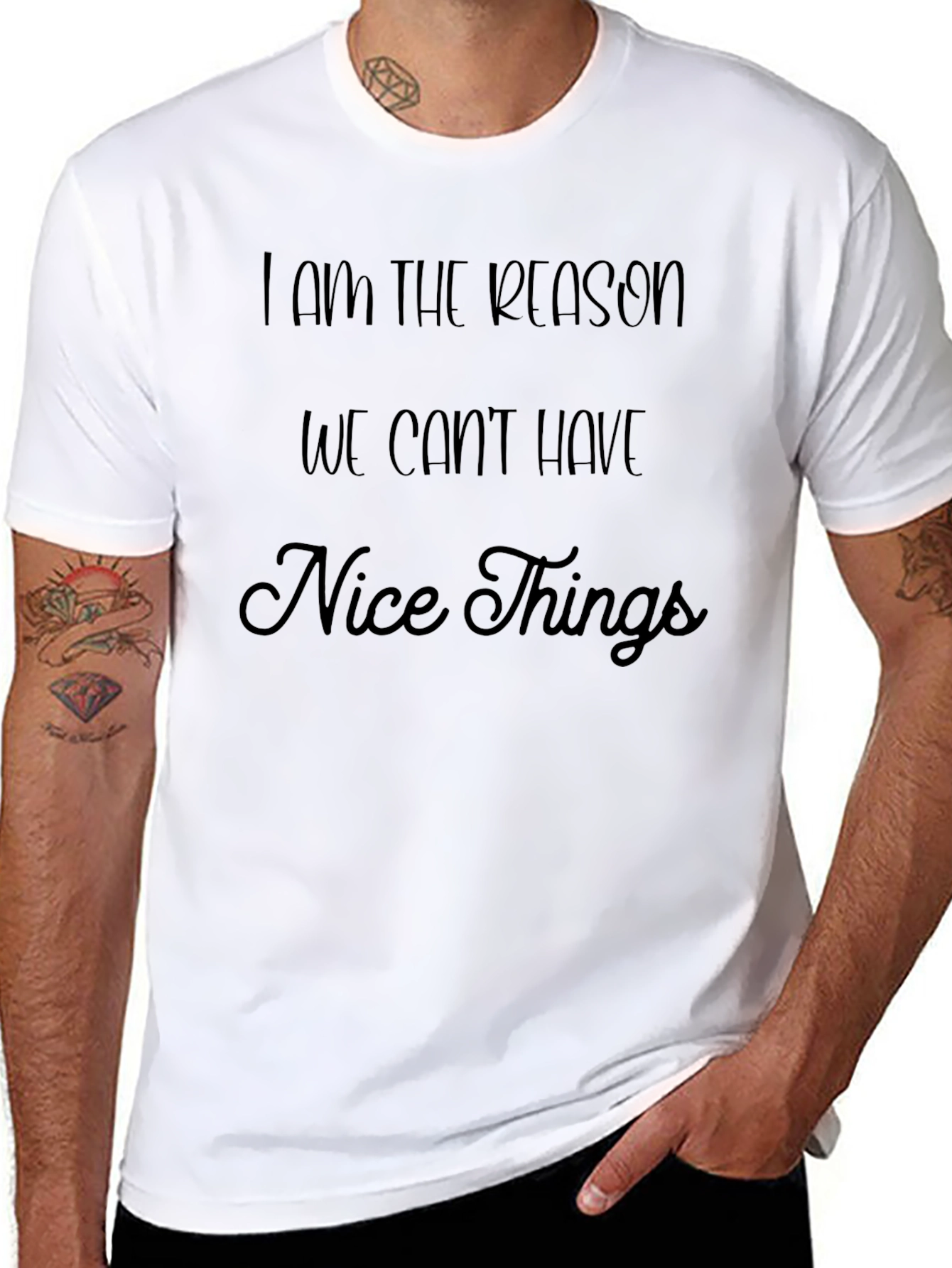 I am the Reason Funny Graphic T-Shirt