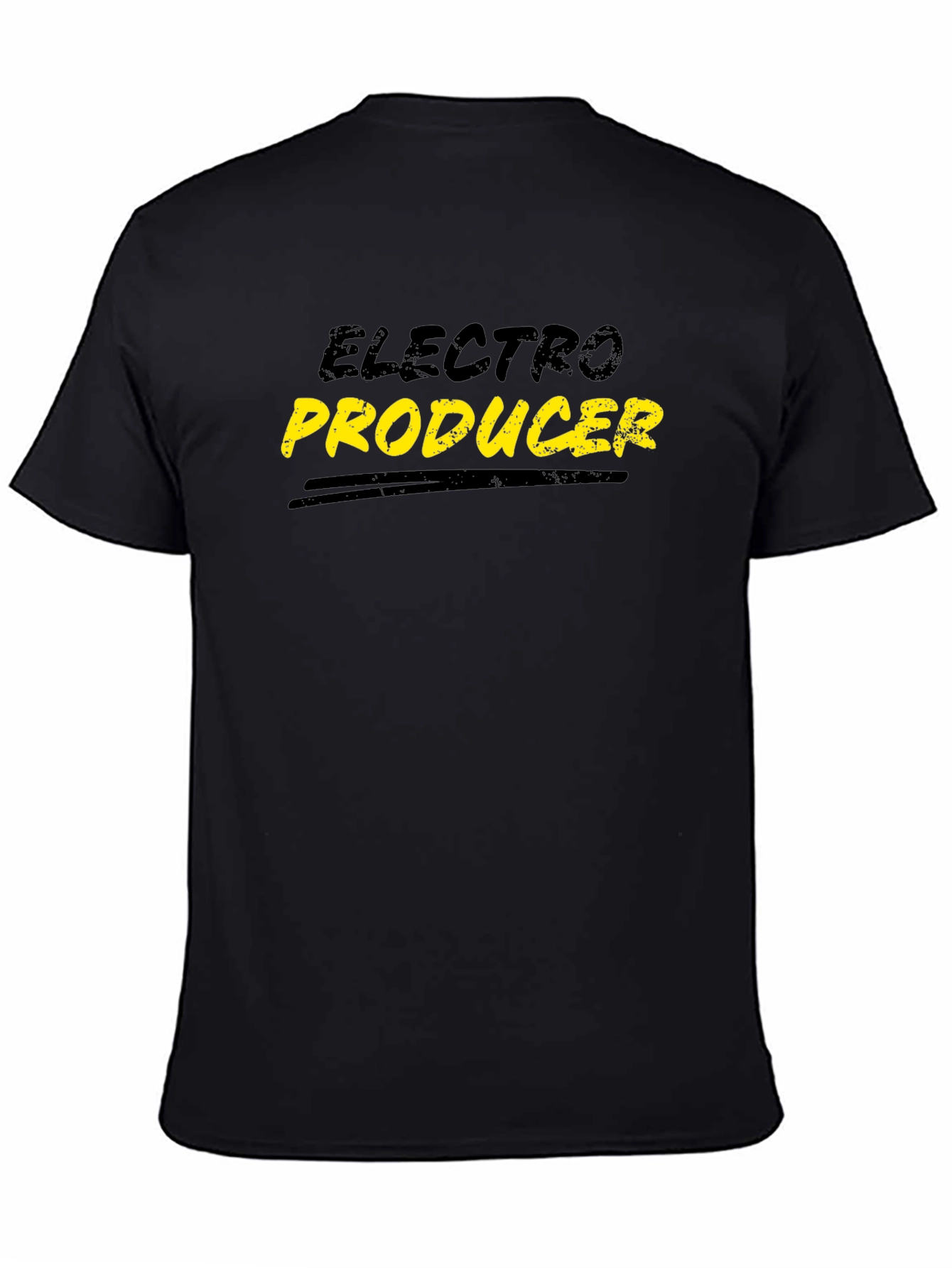 Electro Producer Graphic T-Shirt - Black