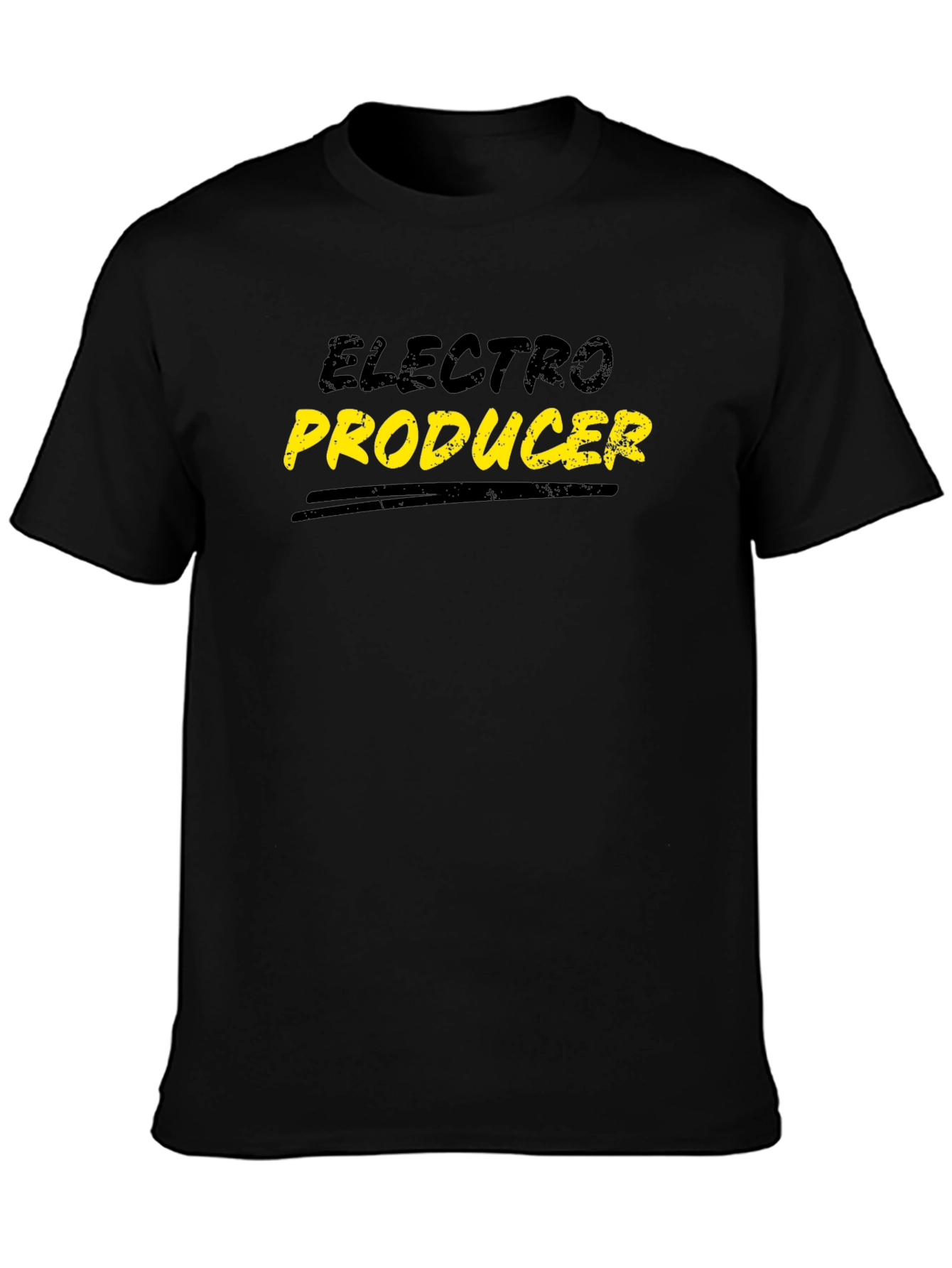 Electro Producer Graphic T-Shirt - Black