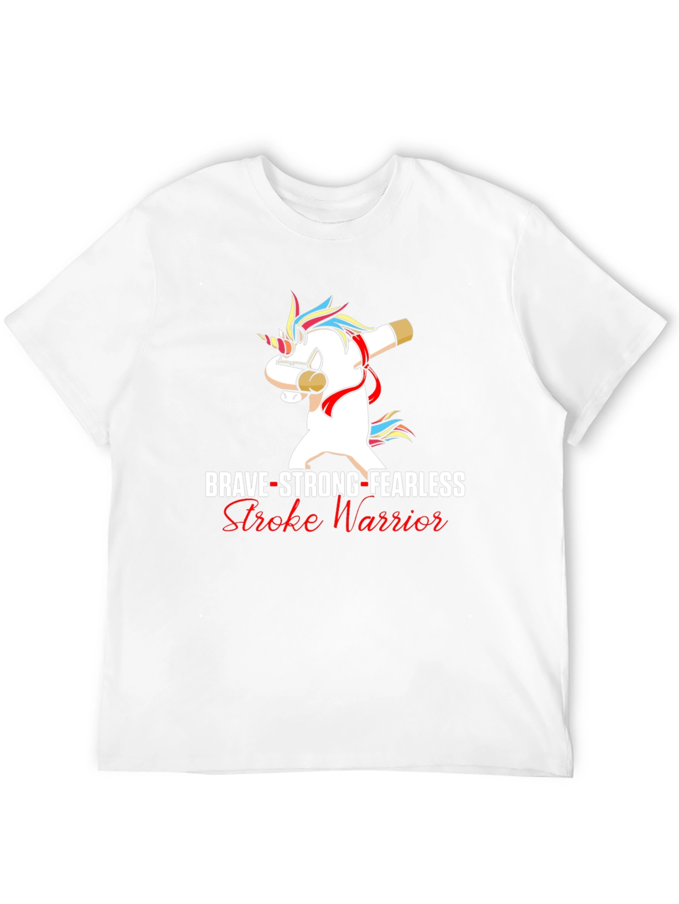 Brave Stroke Warrior Unicorn T-Shirt