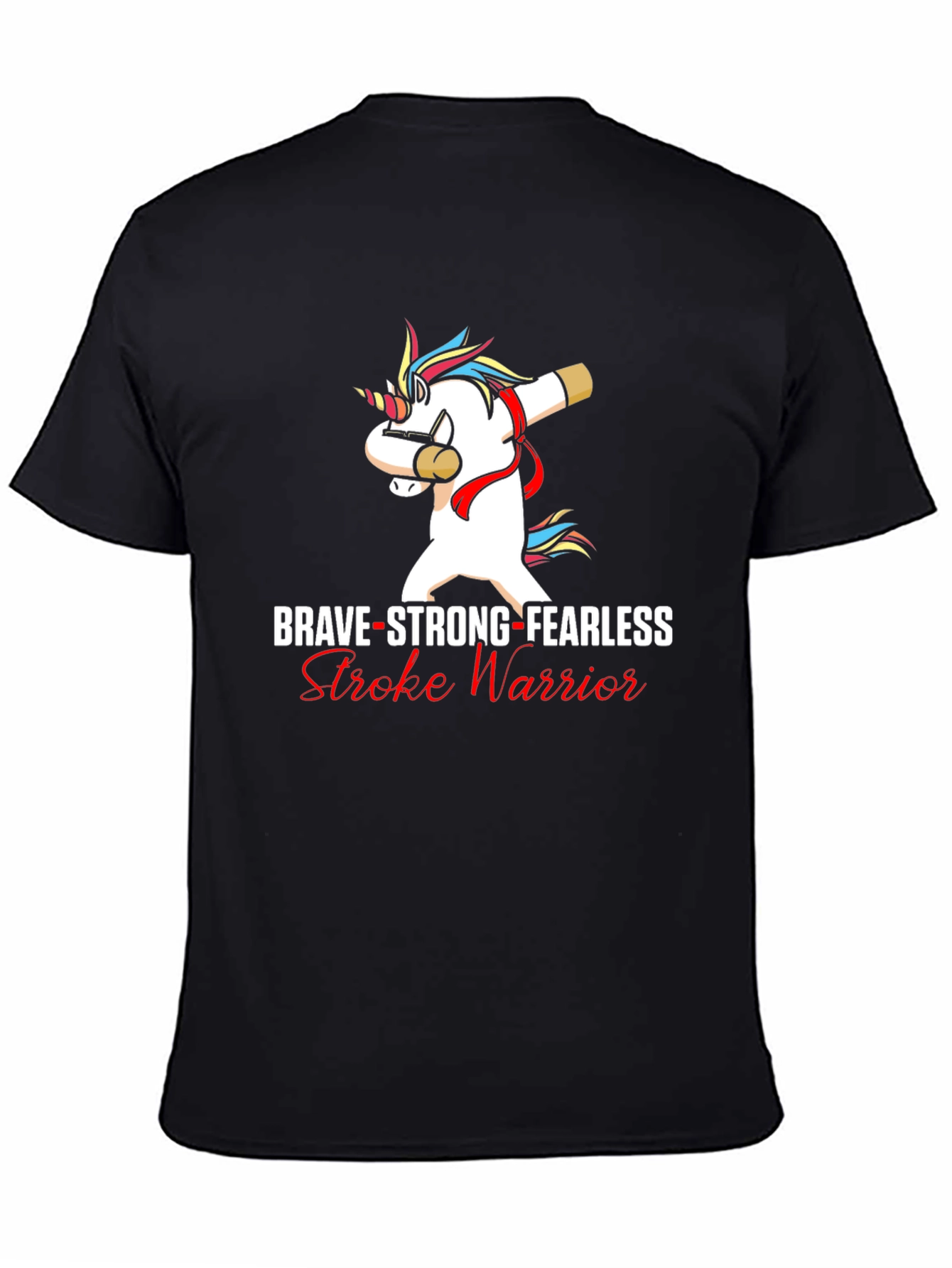 Brave Stroke Warrior Unicorn T-Shirt