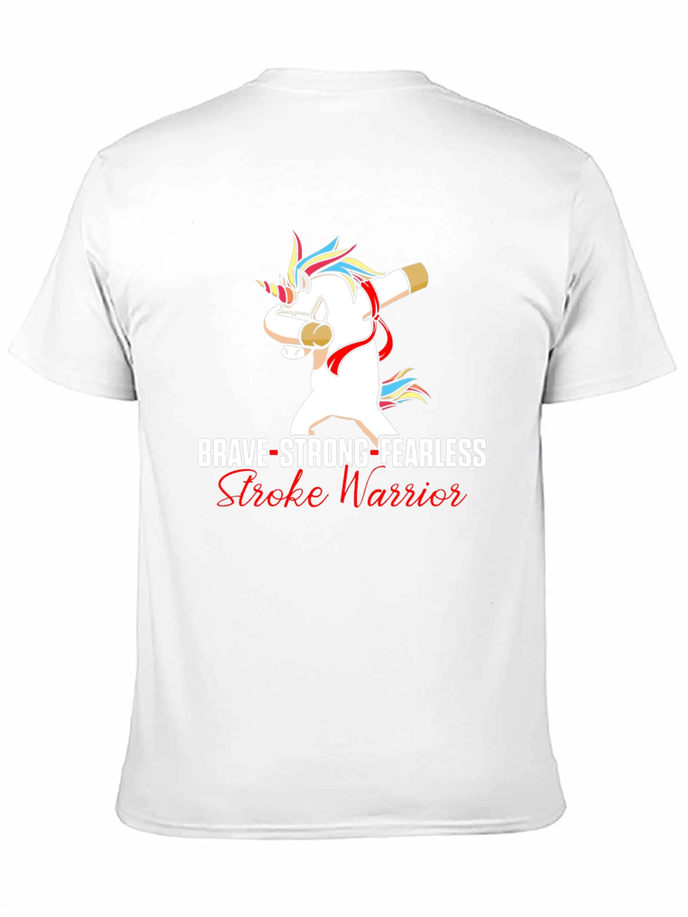 Brave Stroke Warrior Unicorn T-Shirt