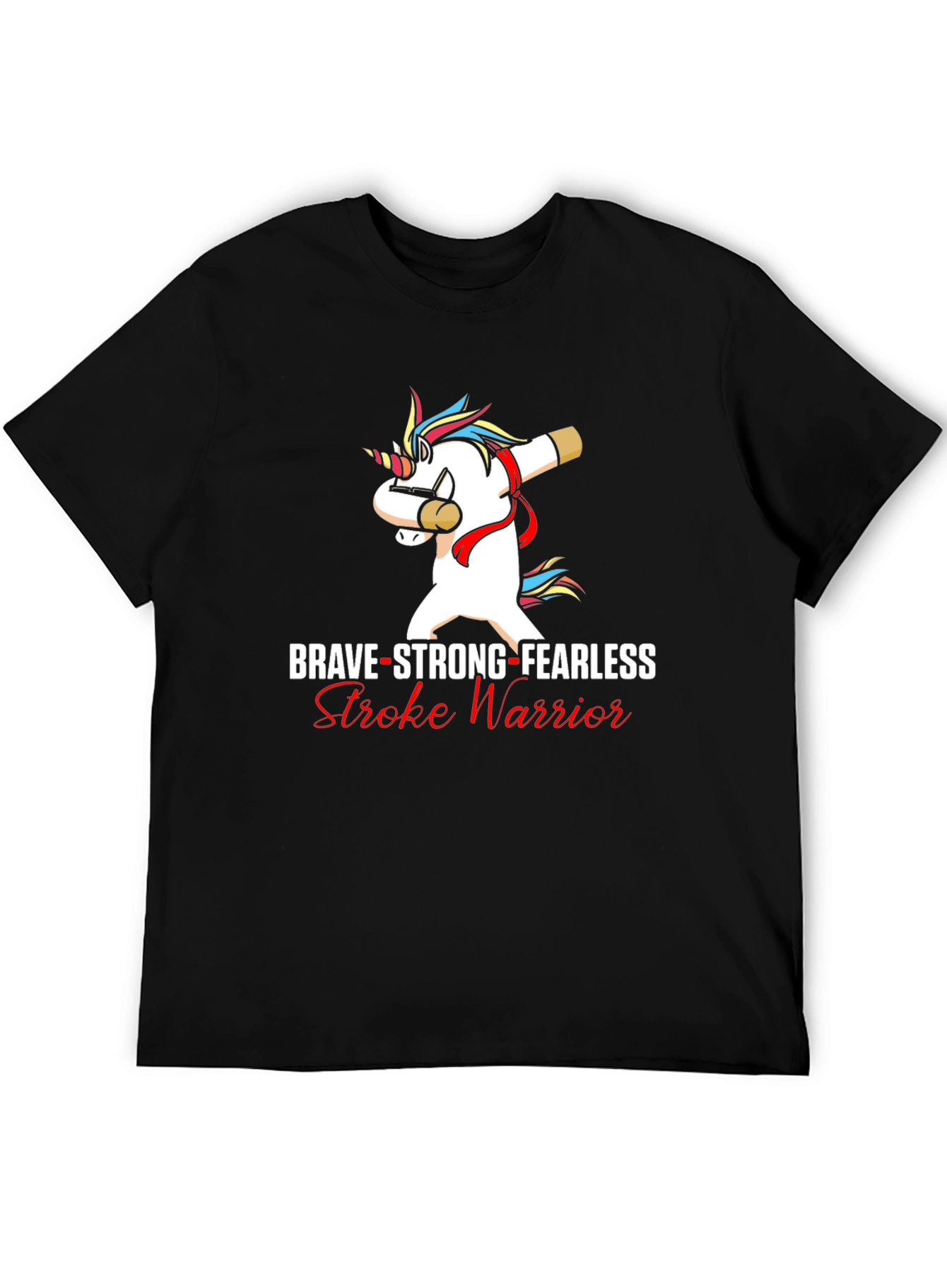 Brave Stroke Warrior Unicorn T-Shirt