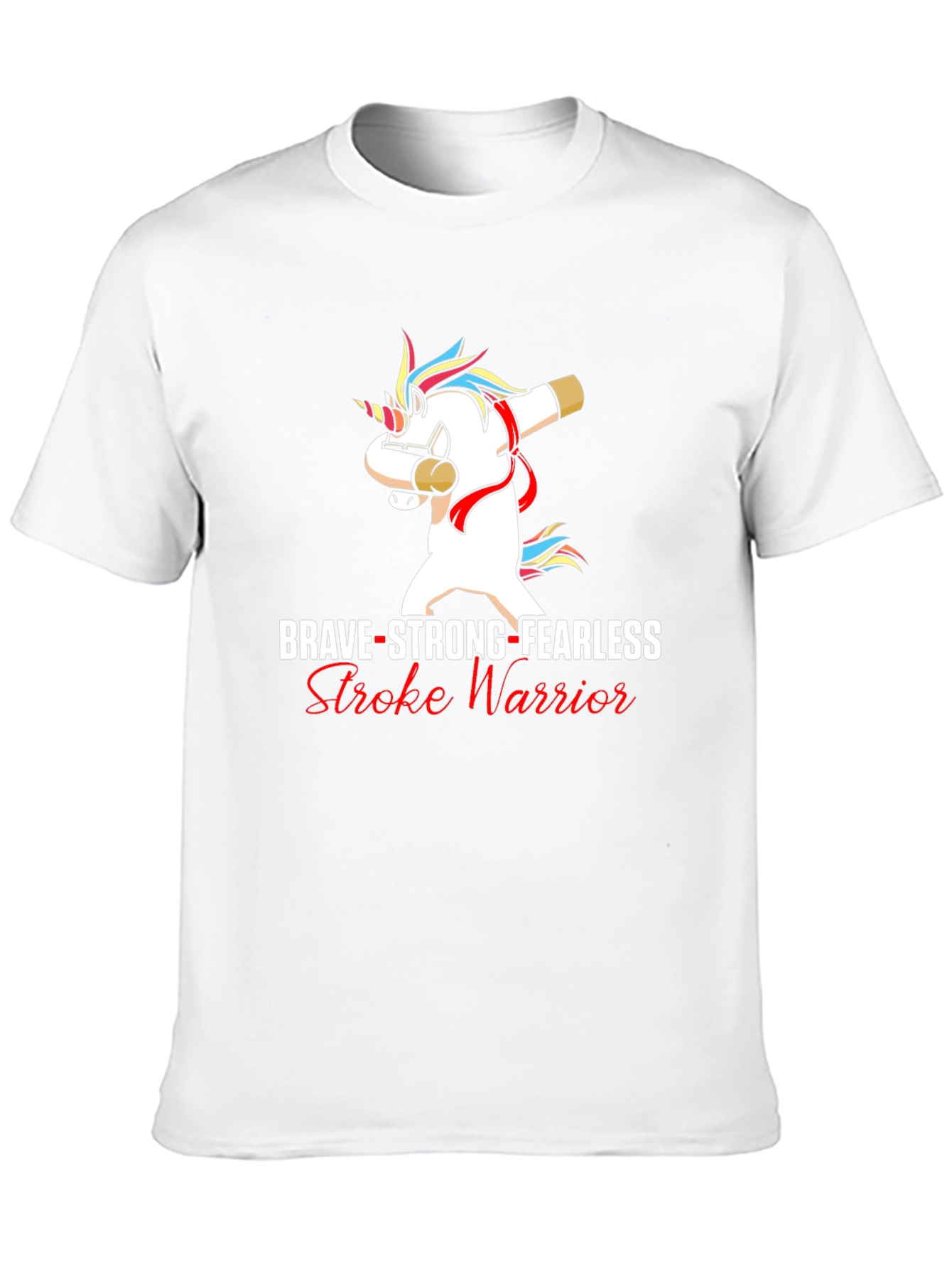 Brave Stroke Warrior Unicorn T-Shirt