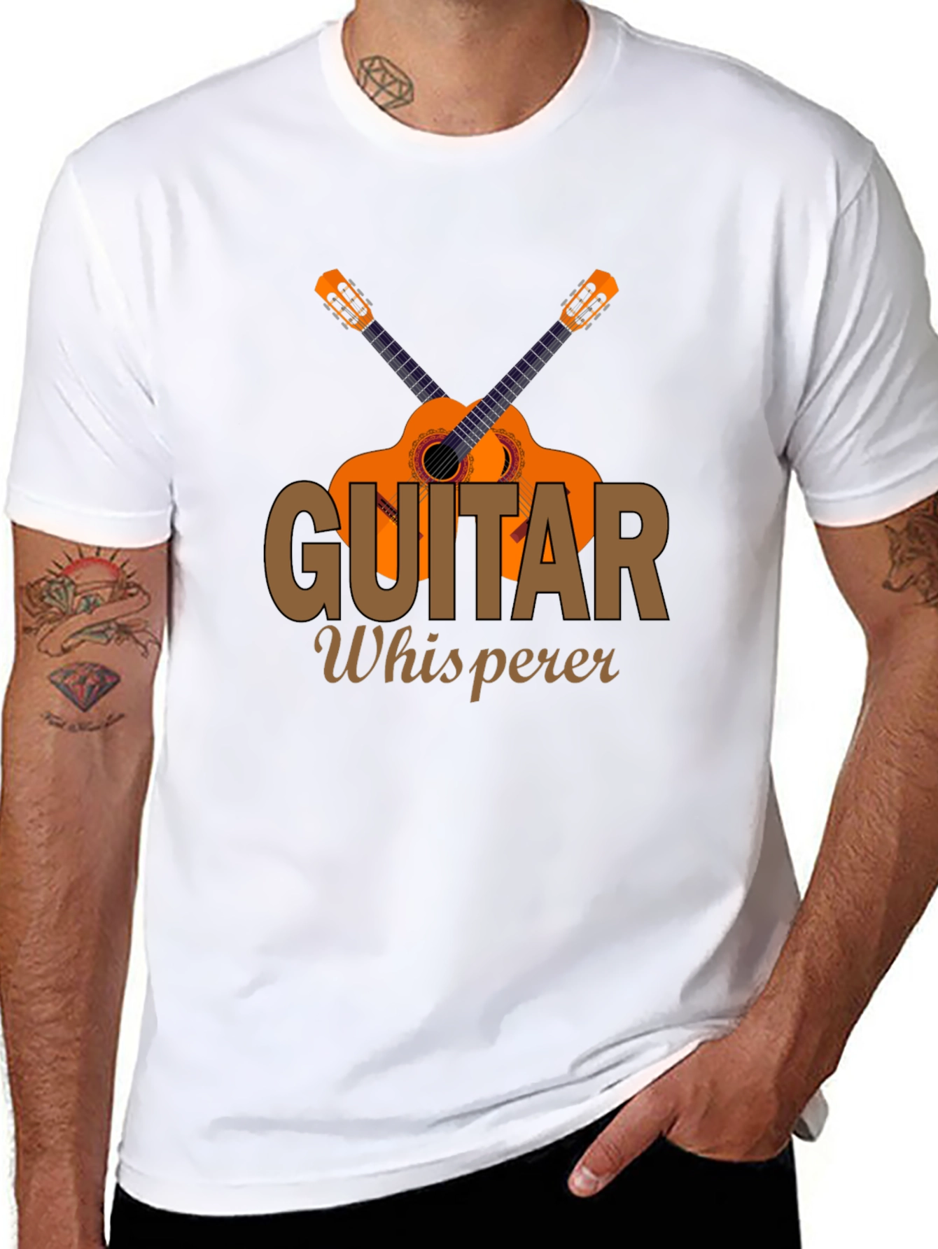 Guitar Whisperer Graphic T-Shirt Music Lover Tee