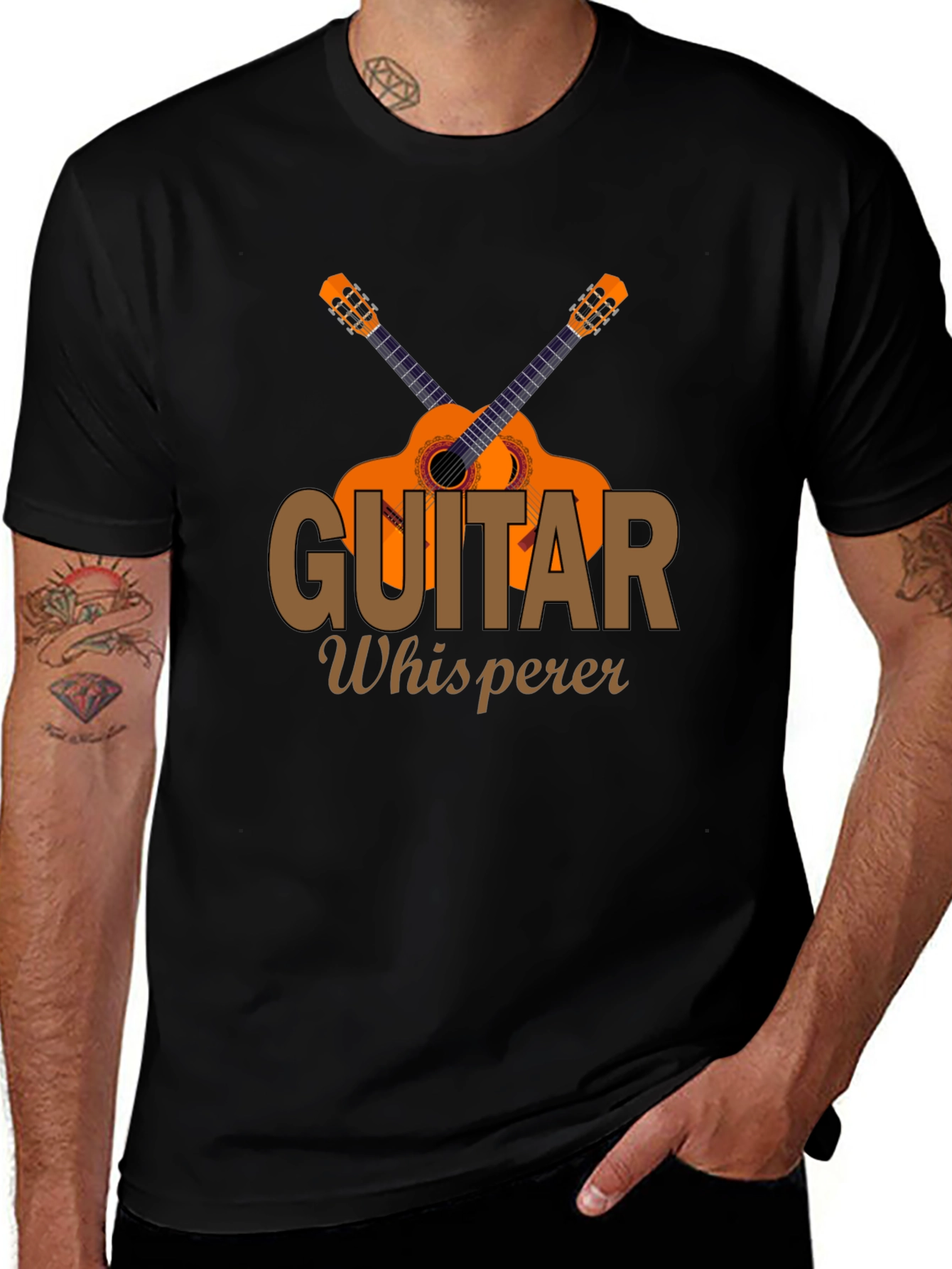 Guitar Whisperer Graphic T-Shirt Music Lover Tee