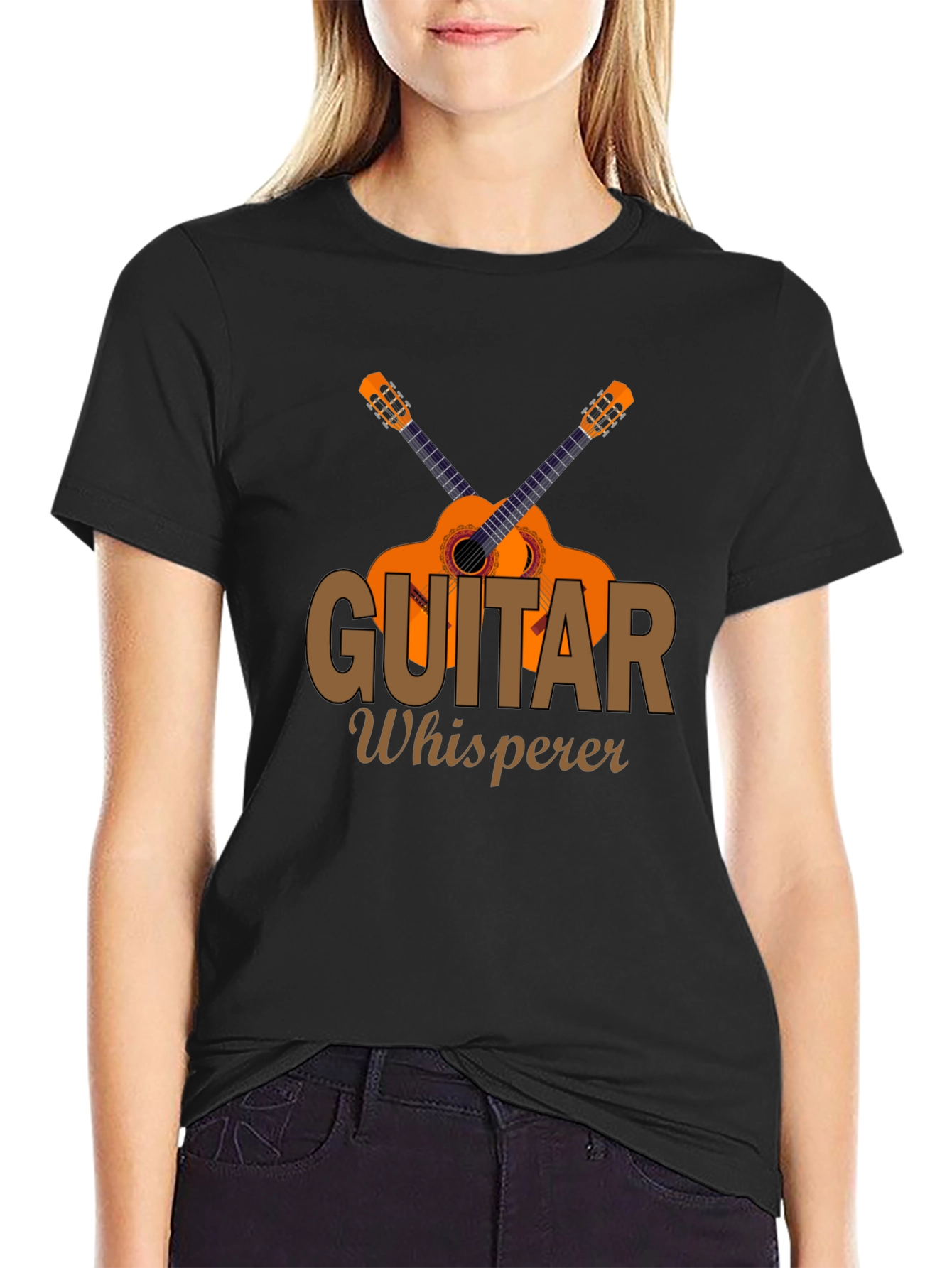 Guitar Whisperer Graphic T-Shirt Music Lover Tee