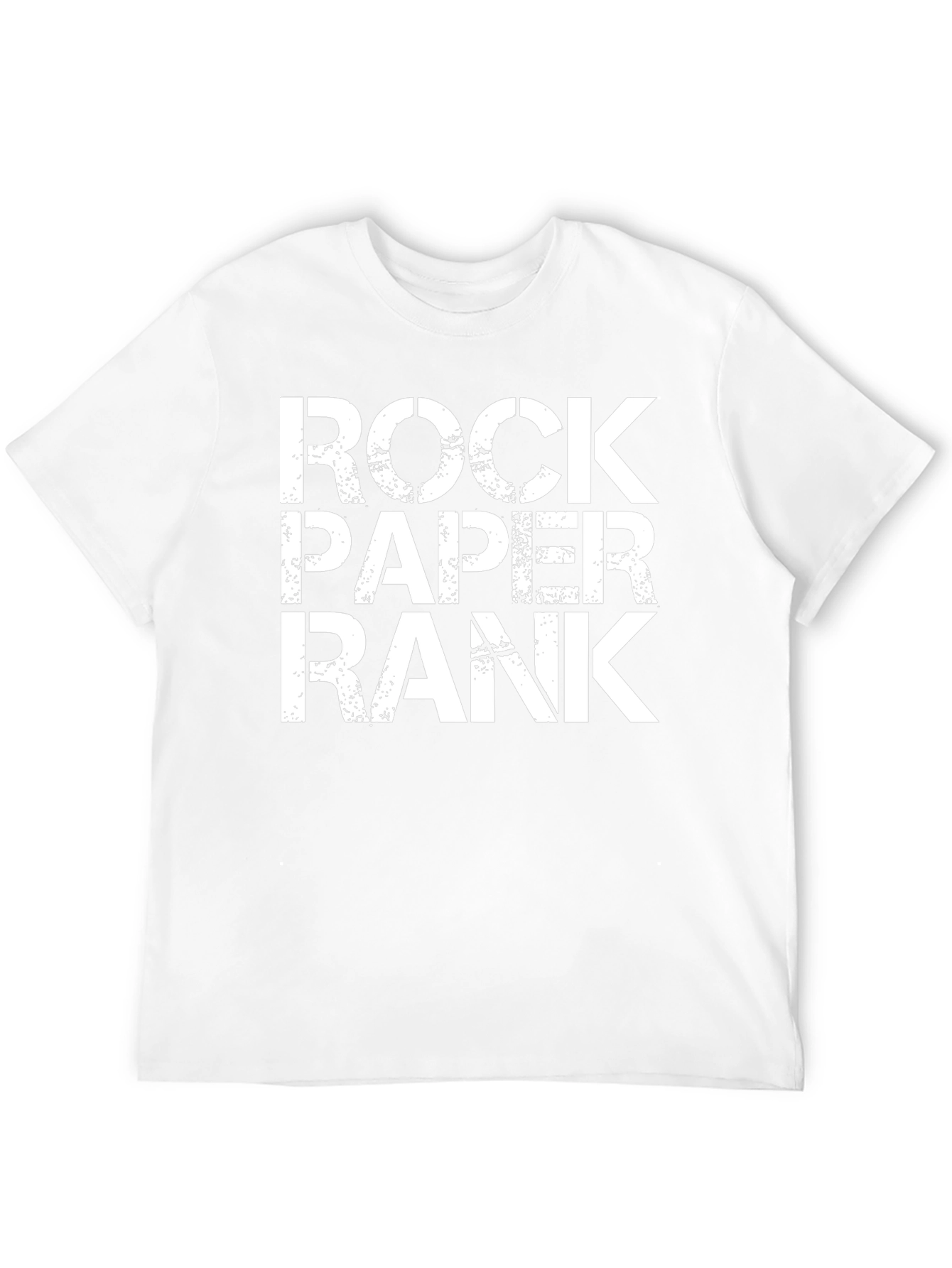 Rock Paper Rank Black T-Shirt